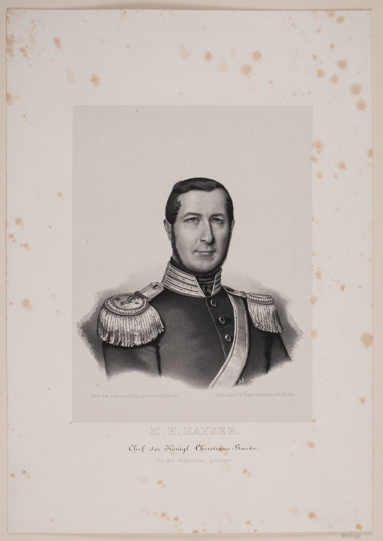 M. H. Kayser, August Barlach, 1855