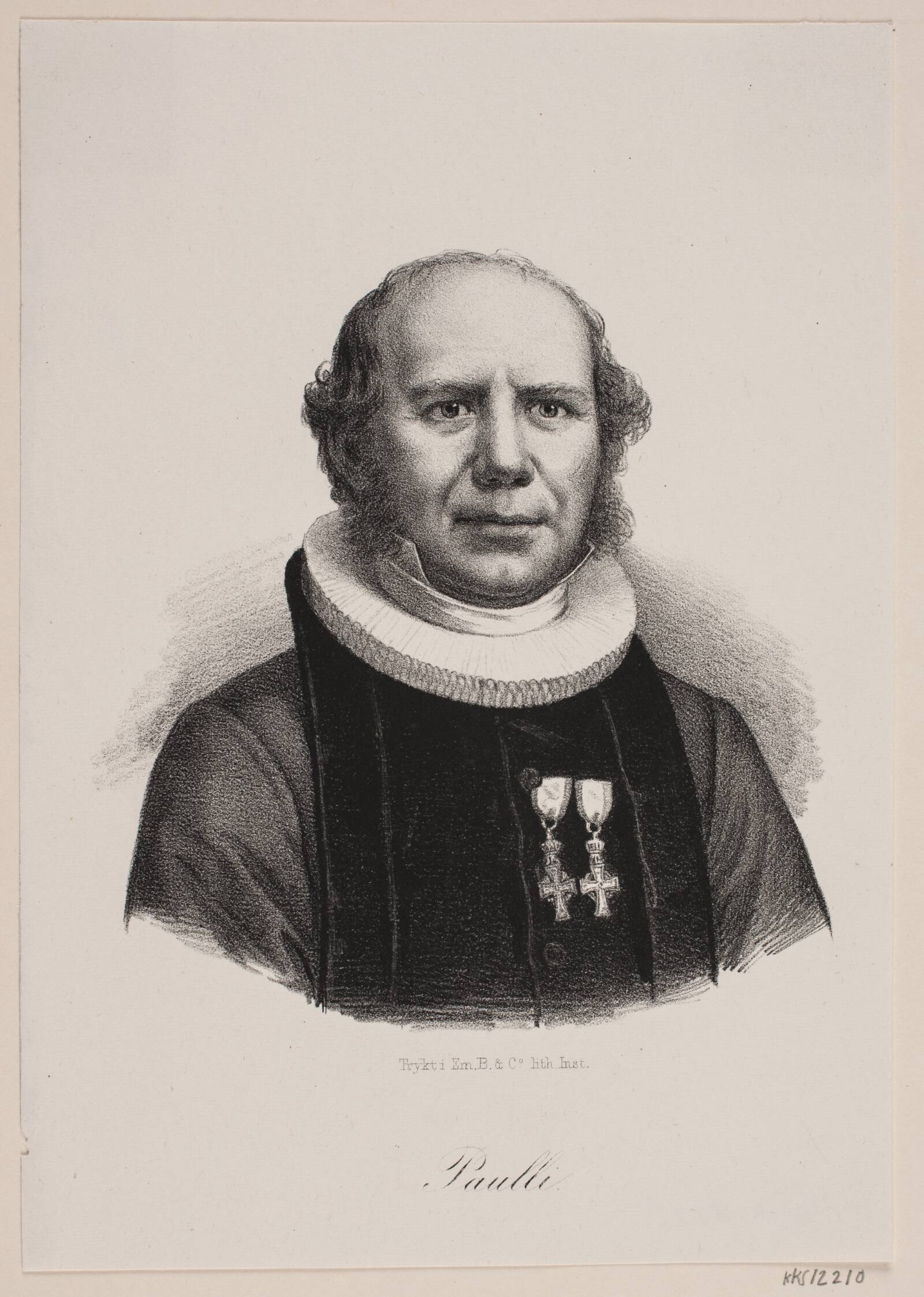 J. H. V. Pauli, Ubekendt, 1863