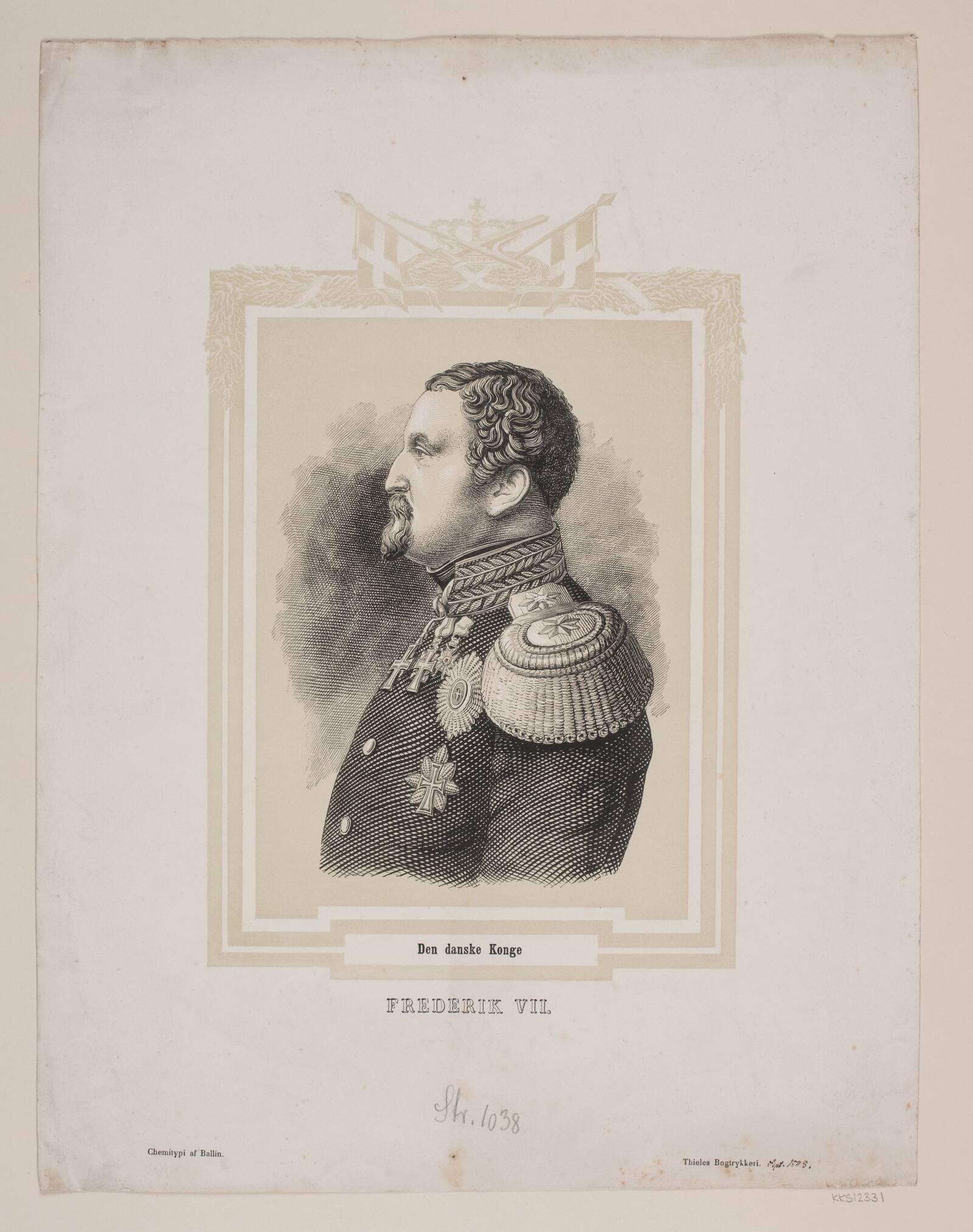 Frederik 7. af Danmark, Joel Ballin, 1848