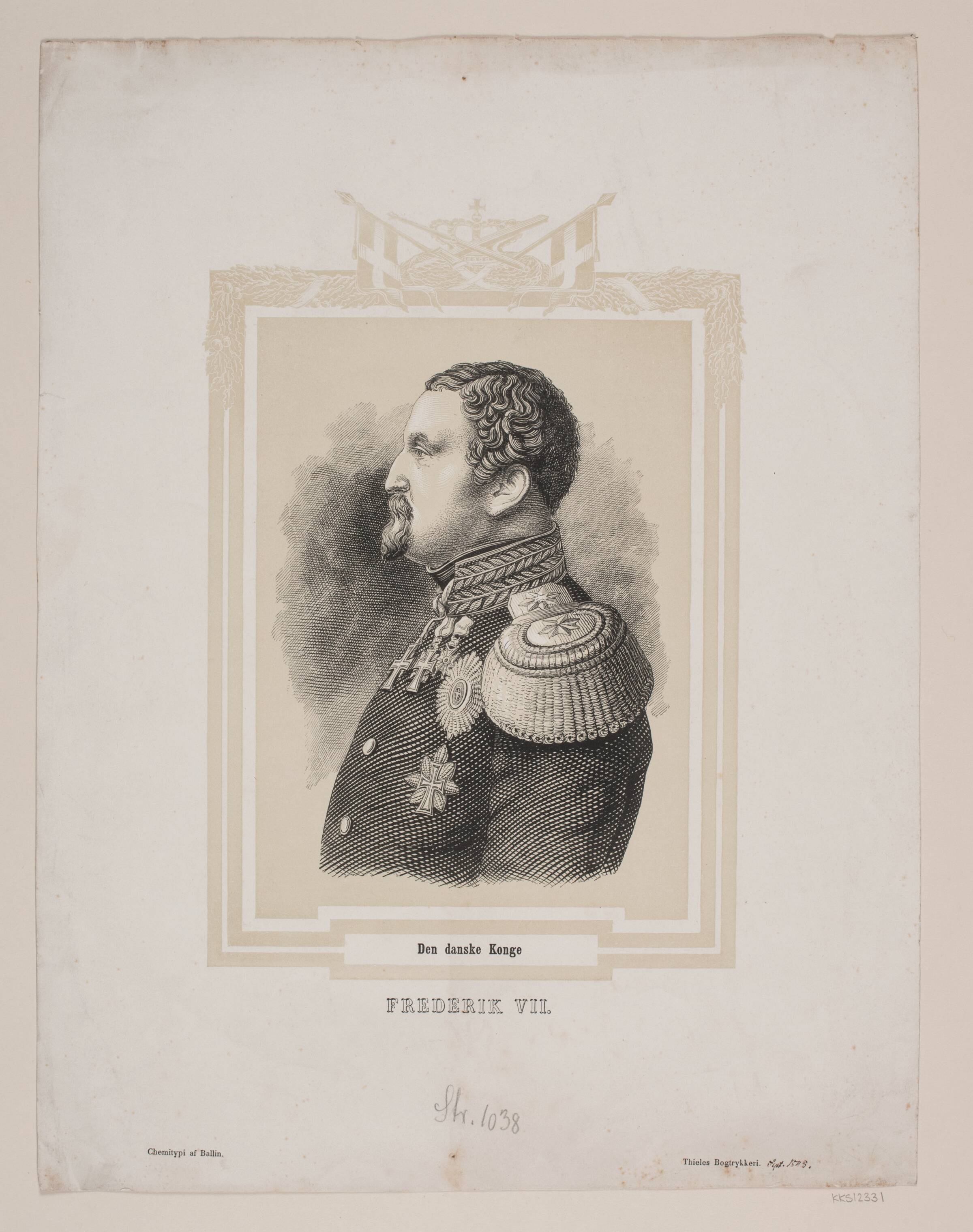 Frederik 7. af Danmark, Joel Ballin, 1848