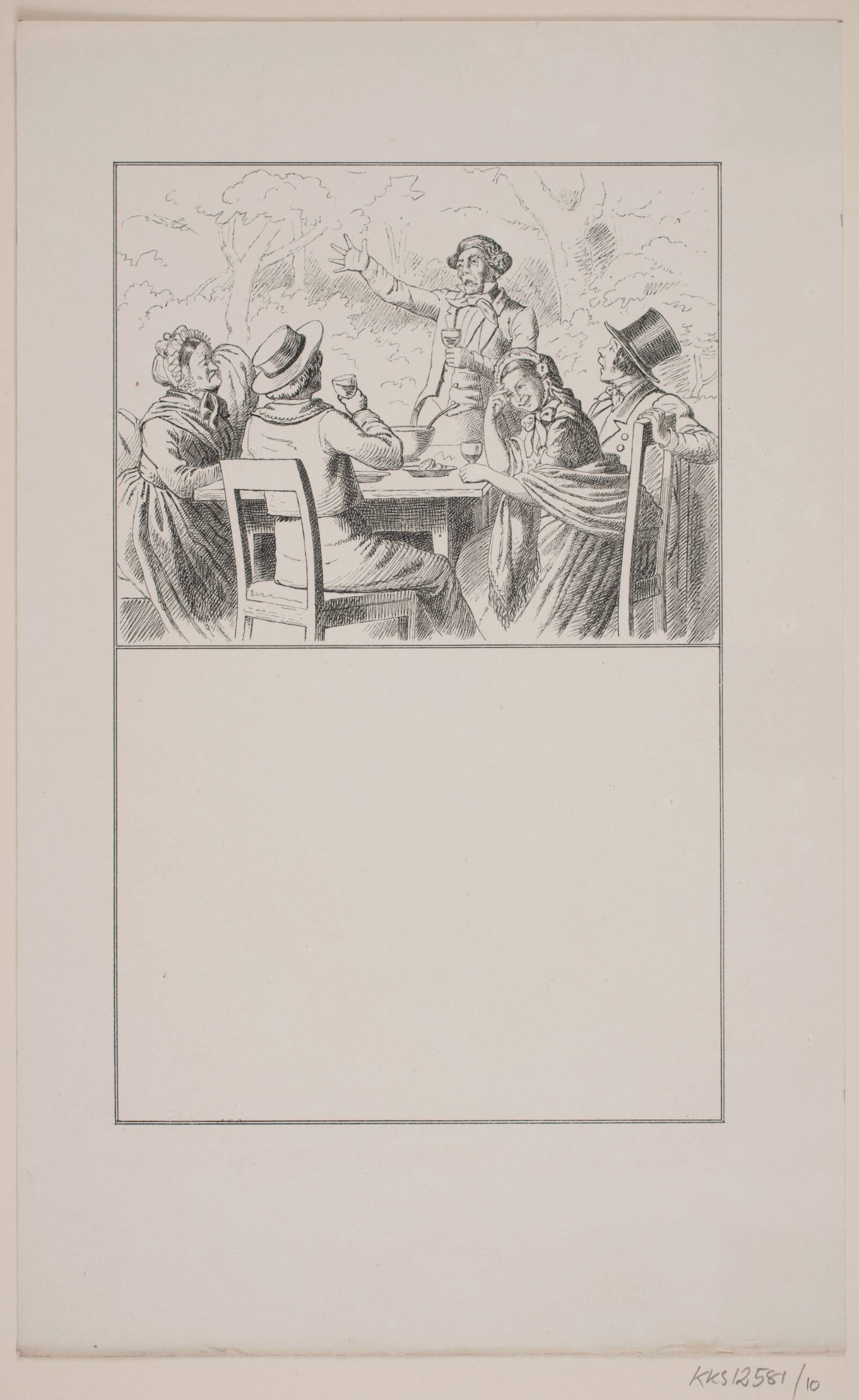 En taler, Adolph Kittendorff, 1862