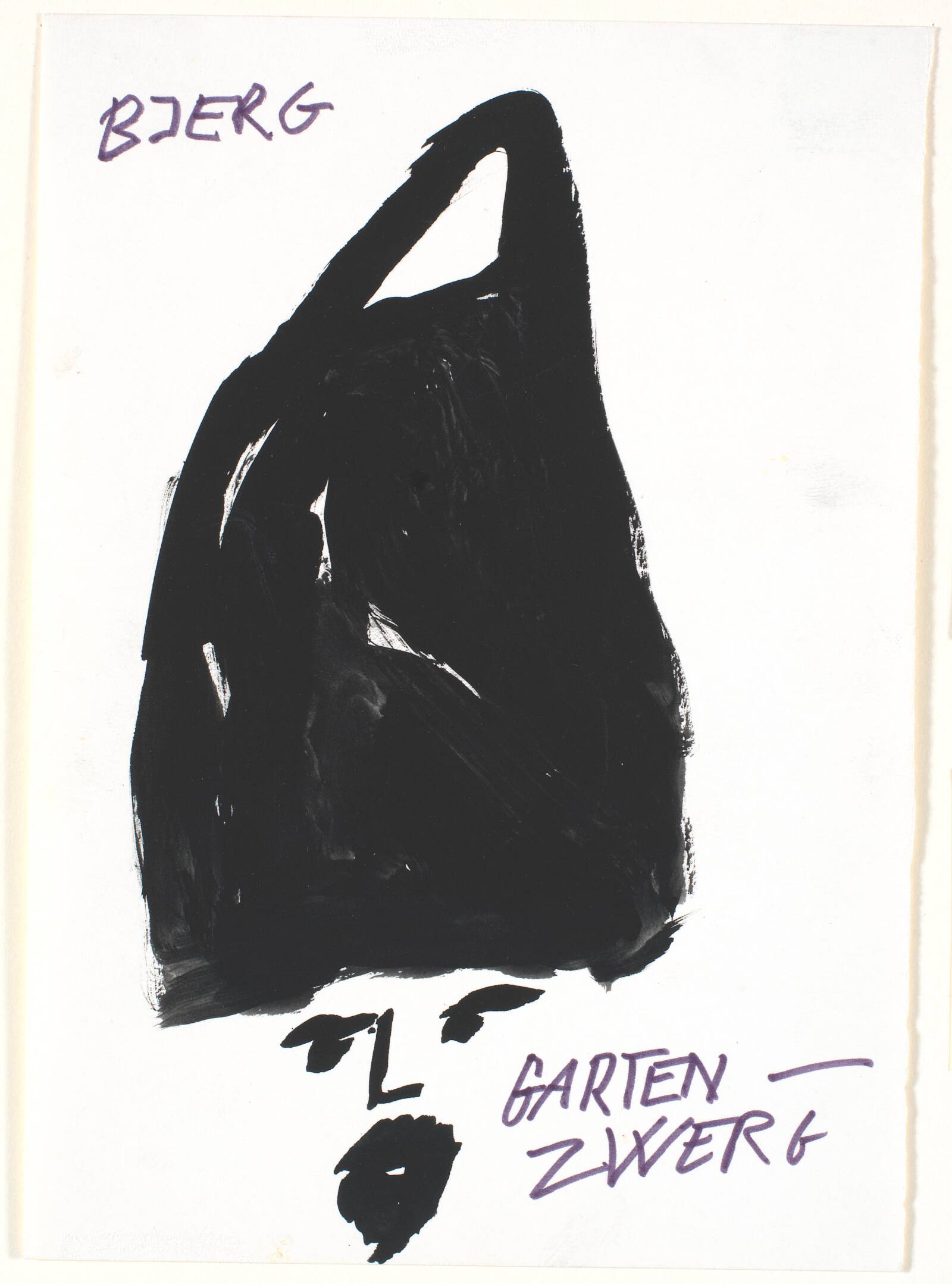 Bjerg. Gartenzwerg, Claus Carstensen, 1982
