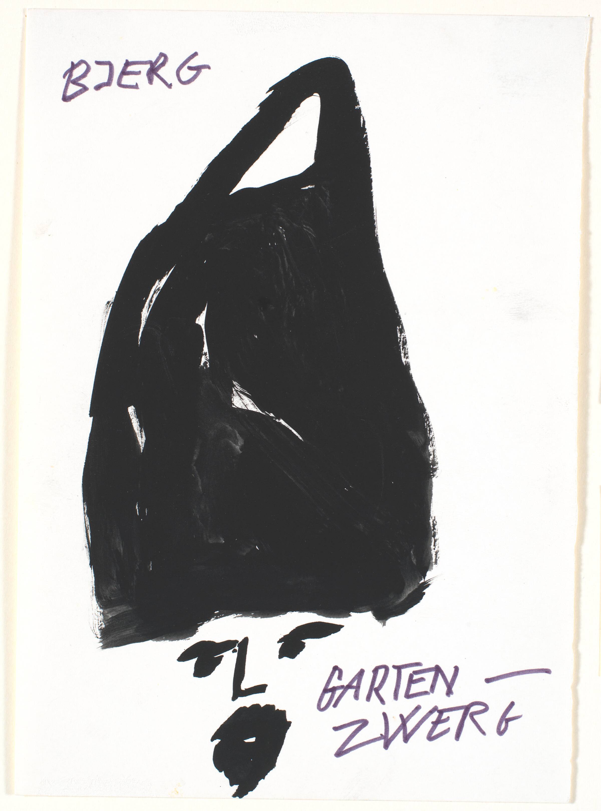 Bjerg. Gartenzwerg, Claus Carstensen, 1982