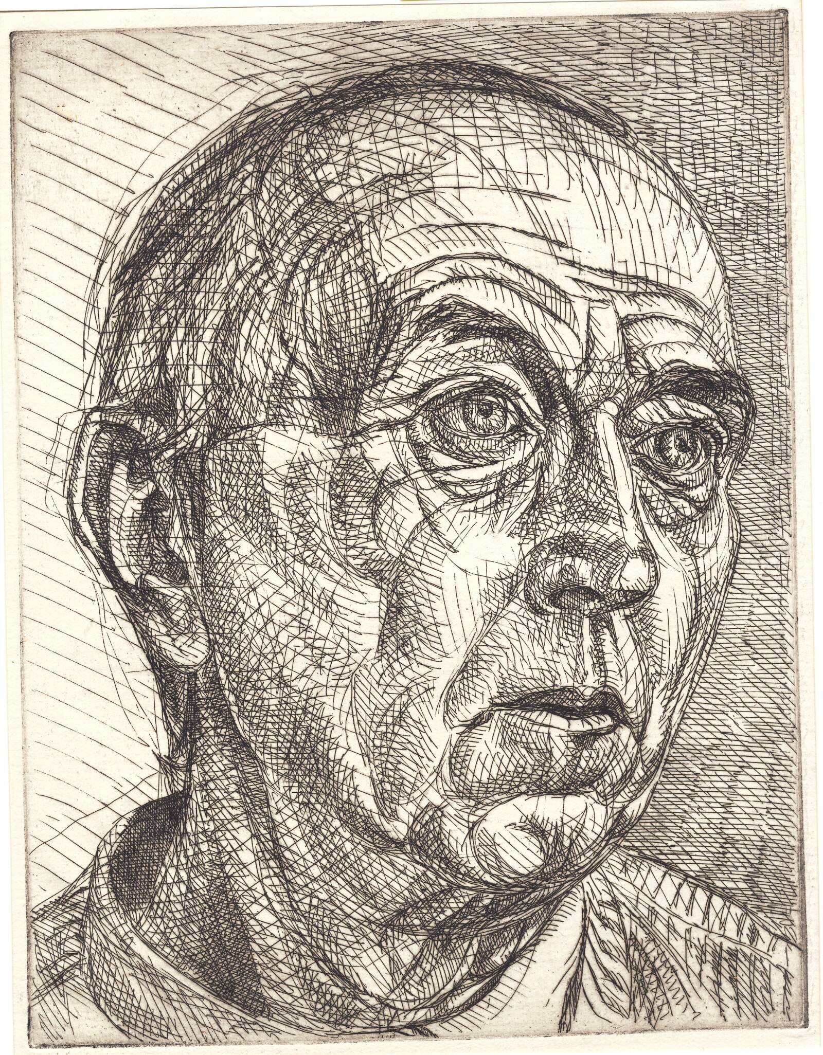 Mandsportræt, Gunnar Aagaard Andersen, 1948