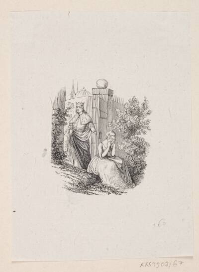 Illustration til "Svinedrengen" i H.C. Andersen, "Eventyr og Historier", Bind 1