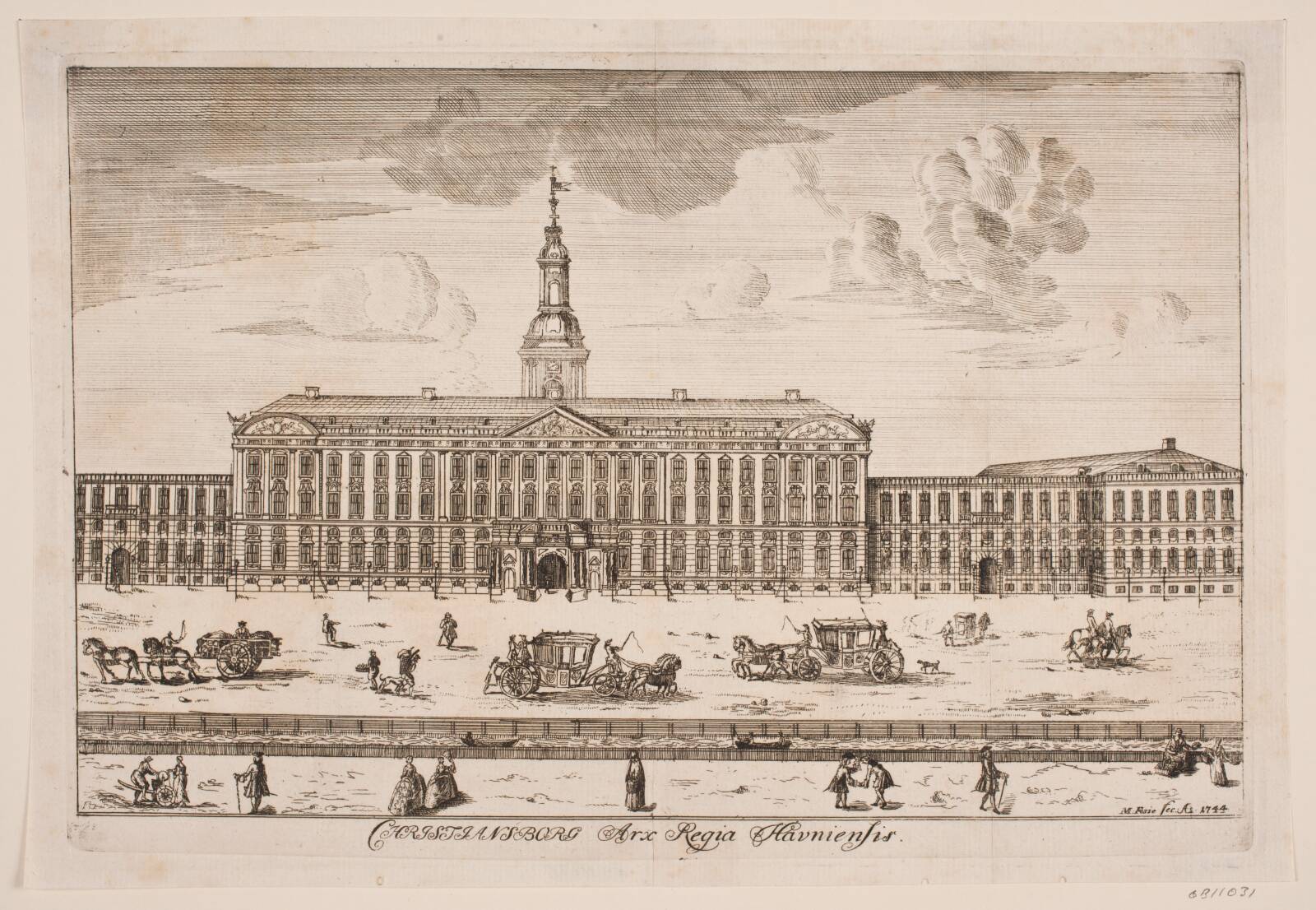 Christiansborg Slot, Michael Fosie, 1744