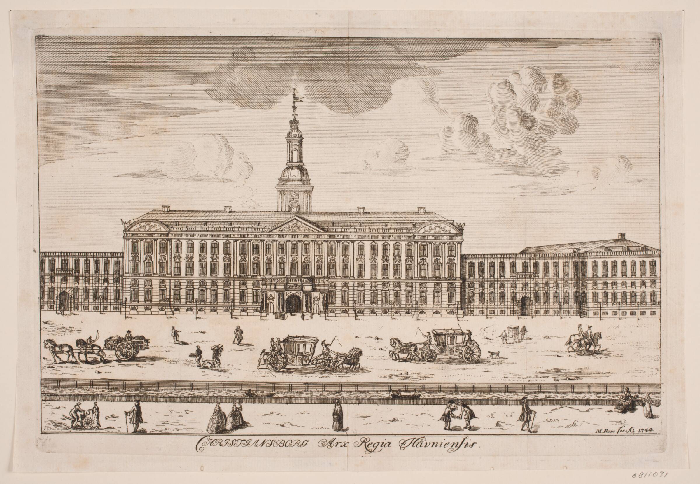 Christiansborg Slot, Michael Fosie, 1744