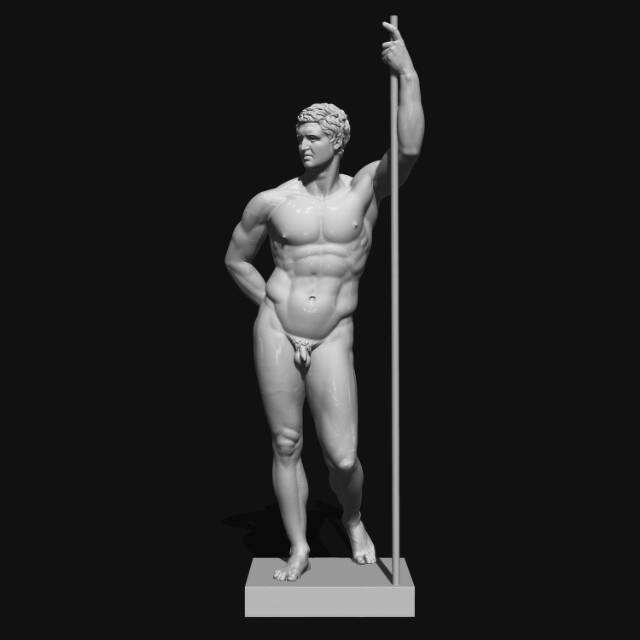 Standing nude man, the Terme Ruler 3D model by SMK, National Gallery of Denmark
