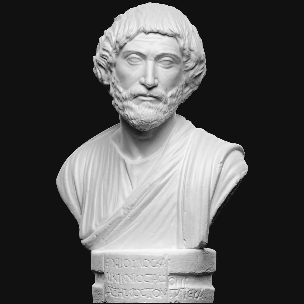 Portrait of a barbarian 3D printable model by SMK, National Gallery of Denmark