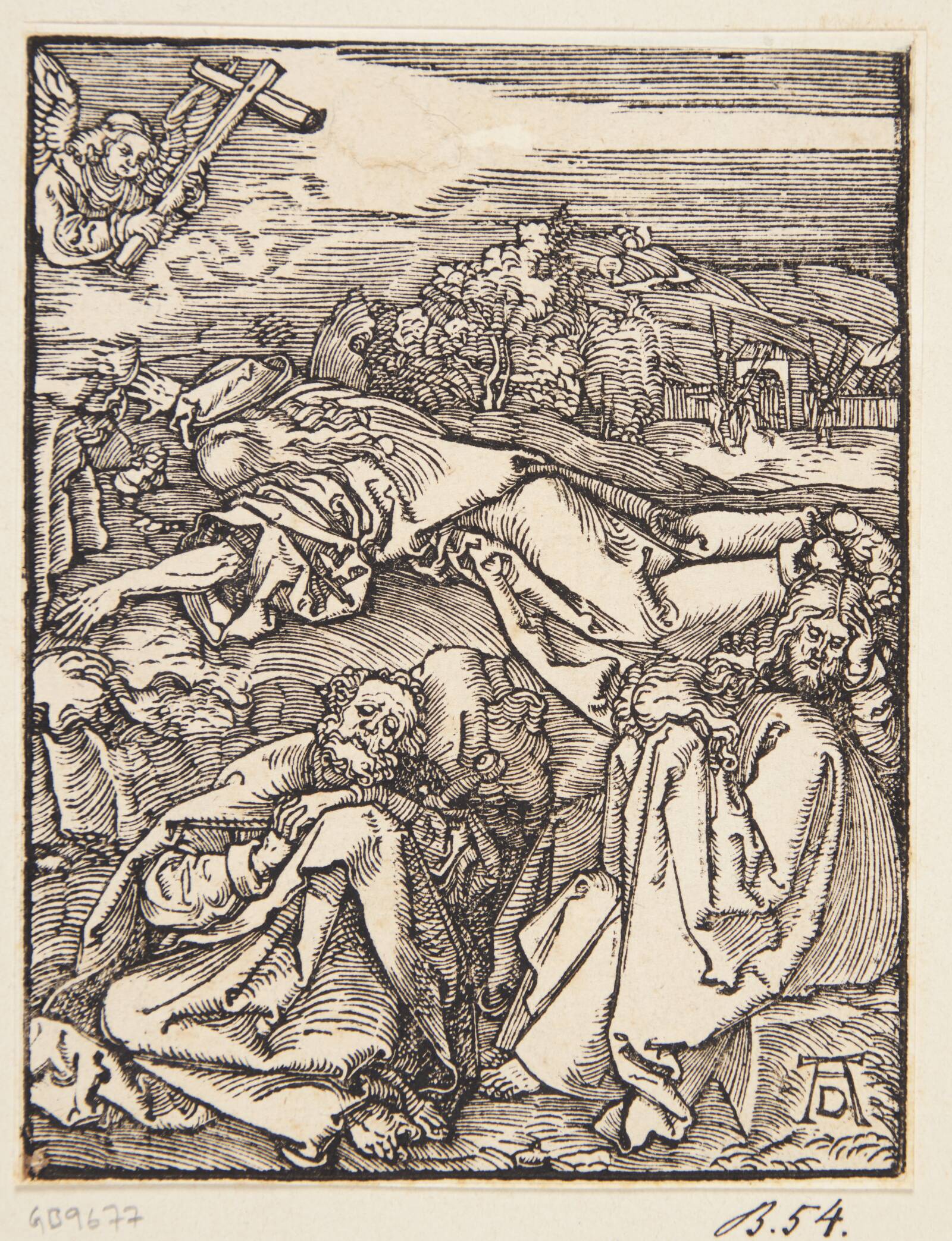 Kristus på Oliebjerget, Albrecht Dürer, 1506-1509