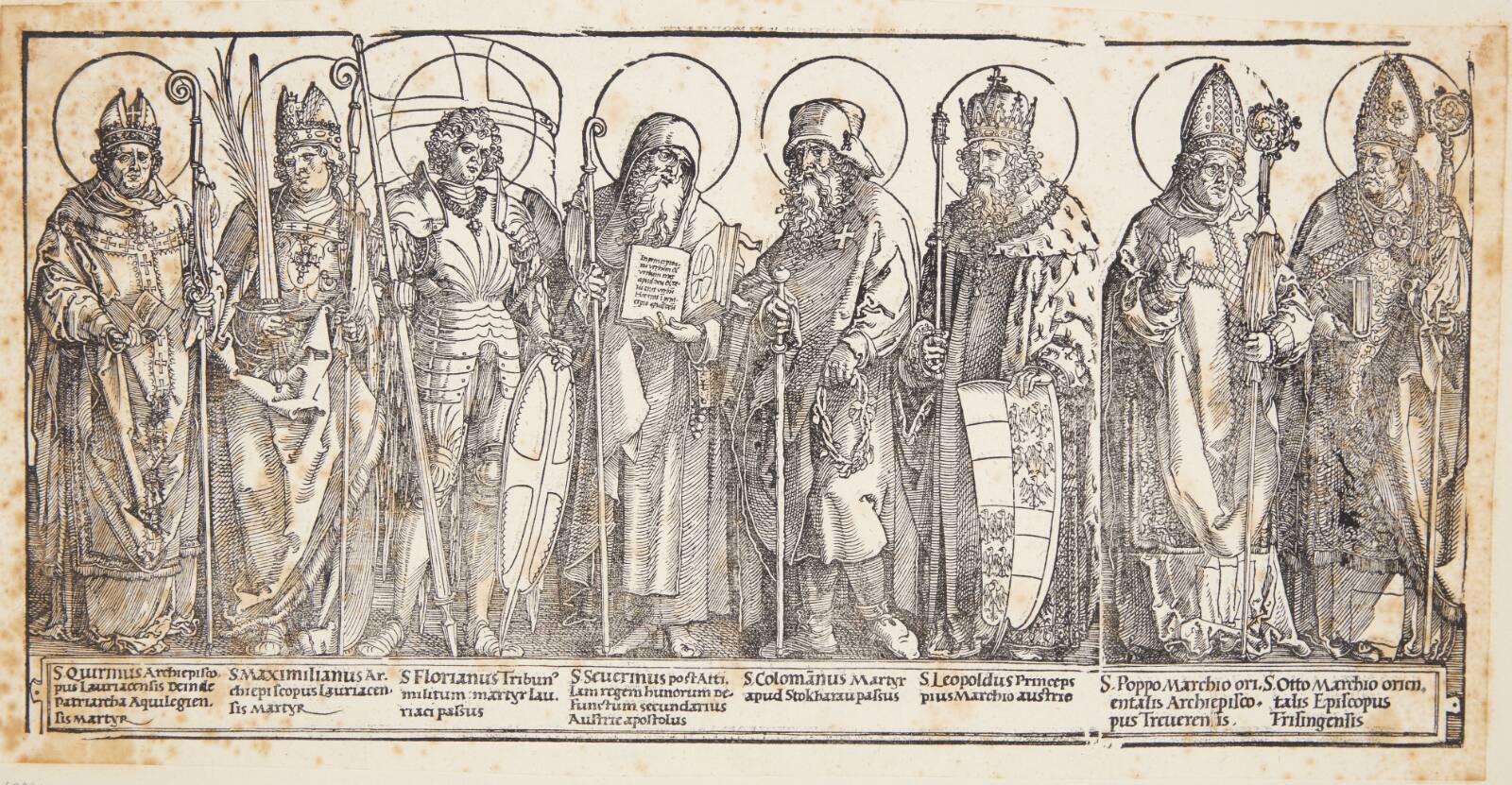 De østrigske skytshelgener, Albrecht Dürer, 1515