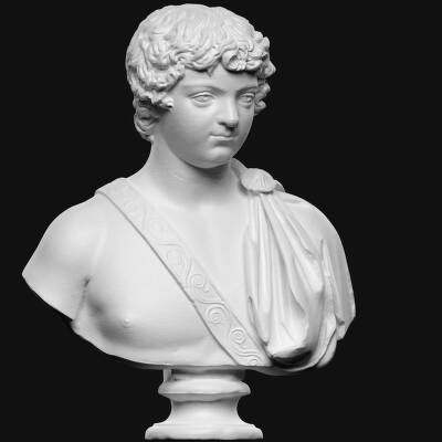 Portræt af Caracalla som ung (kejser 211-218 e.Kr.)