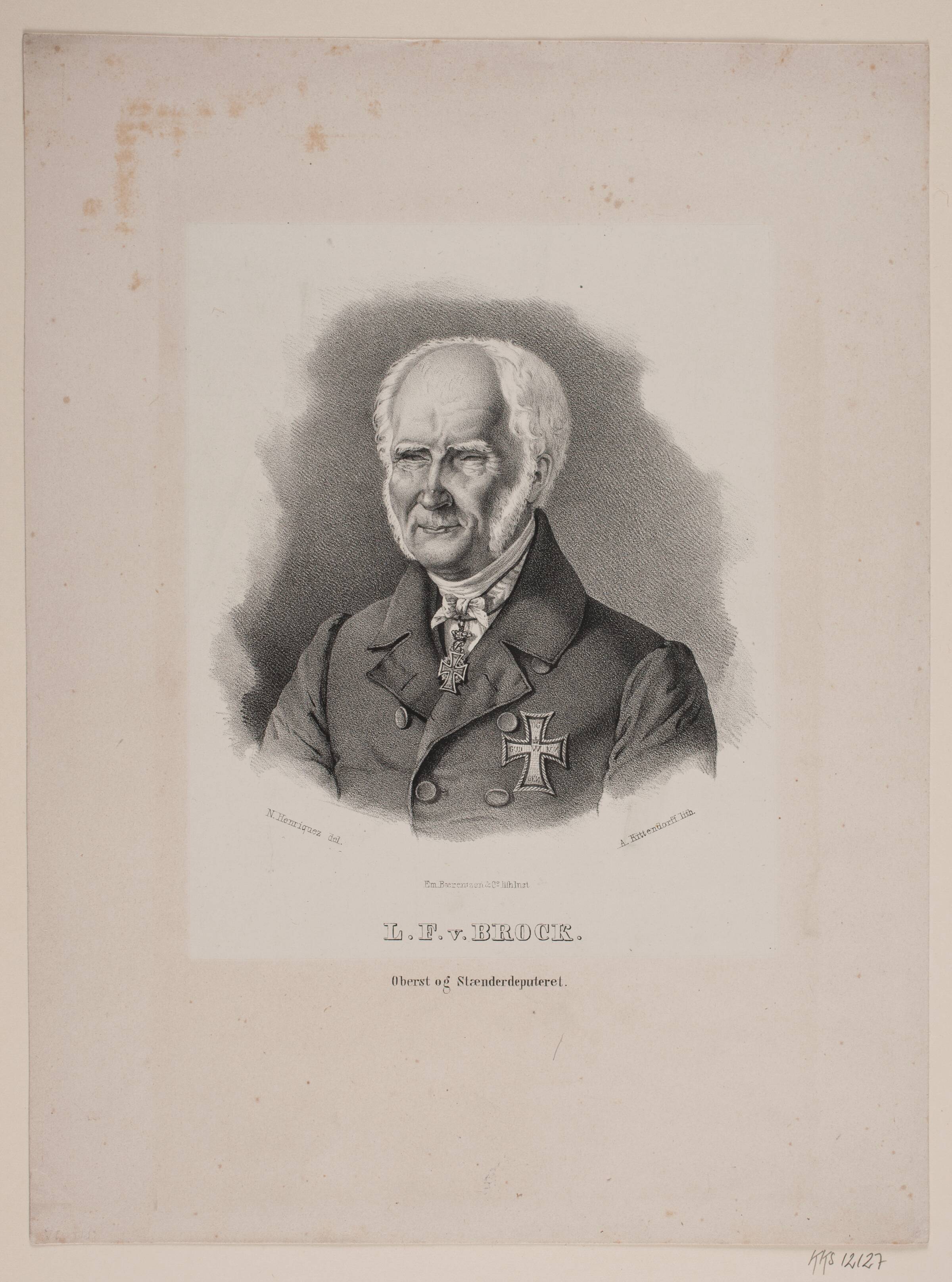 L. F. v. Brock, Adolph Kittendorff, 1843