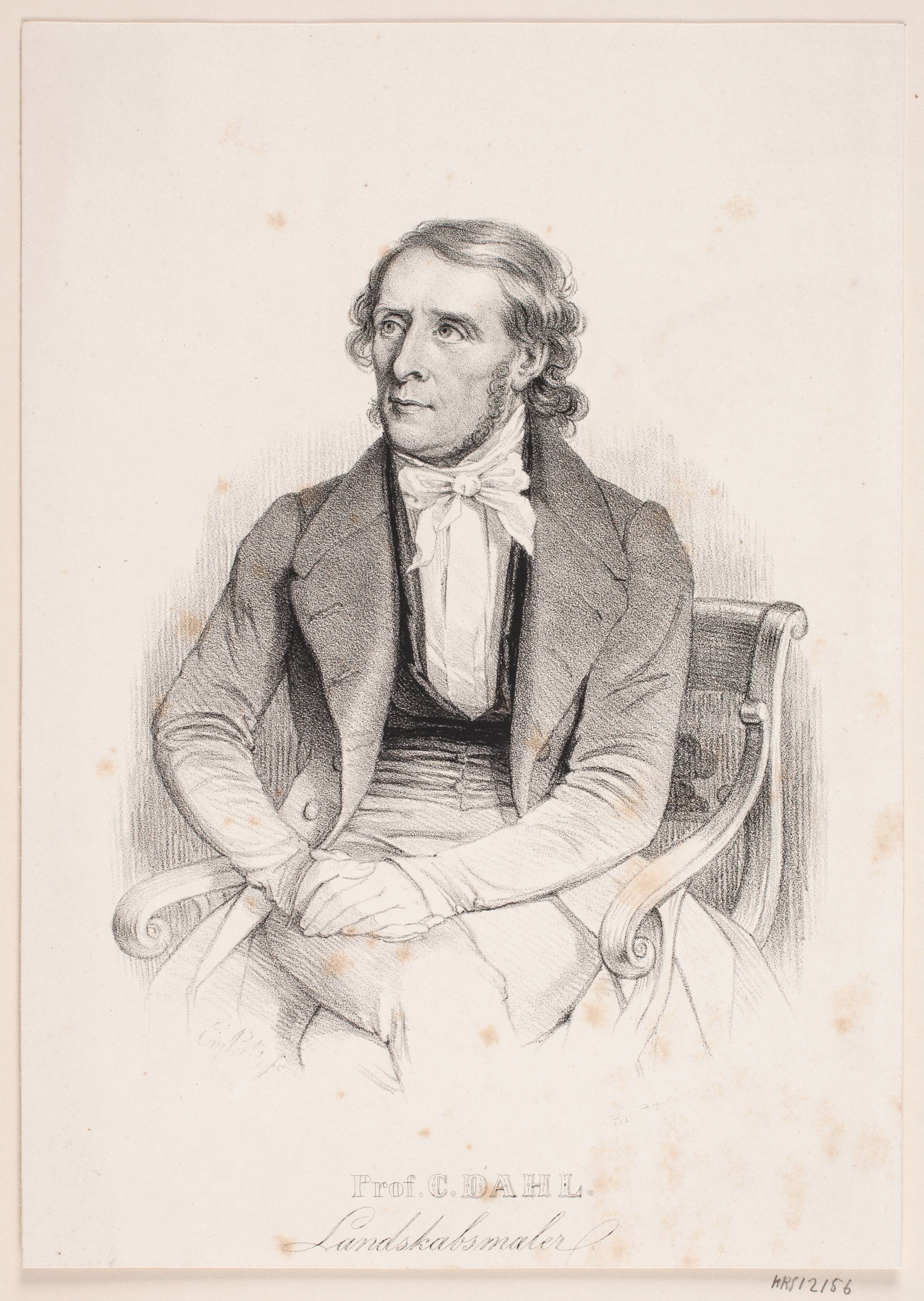 J. C. Dahl, Emil Ditlev Bærentzen, 1838-1842