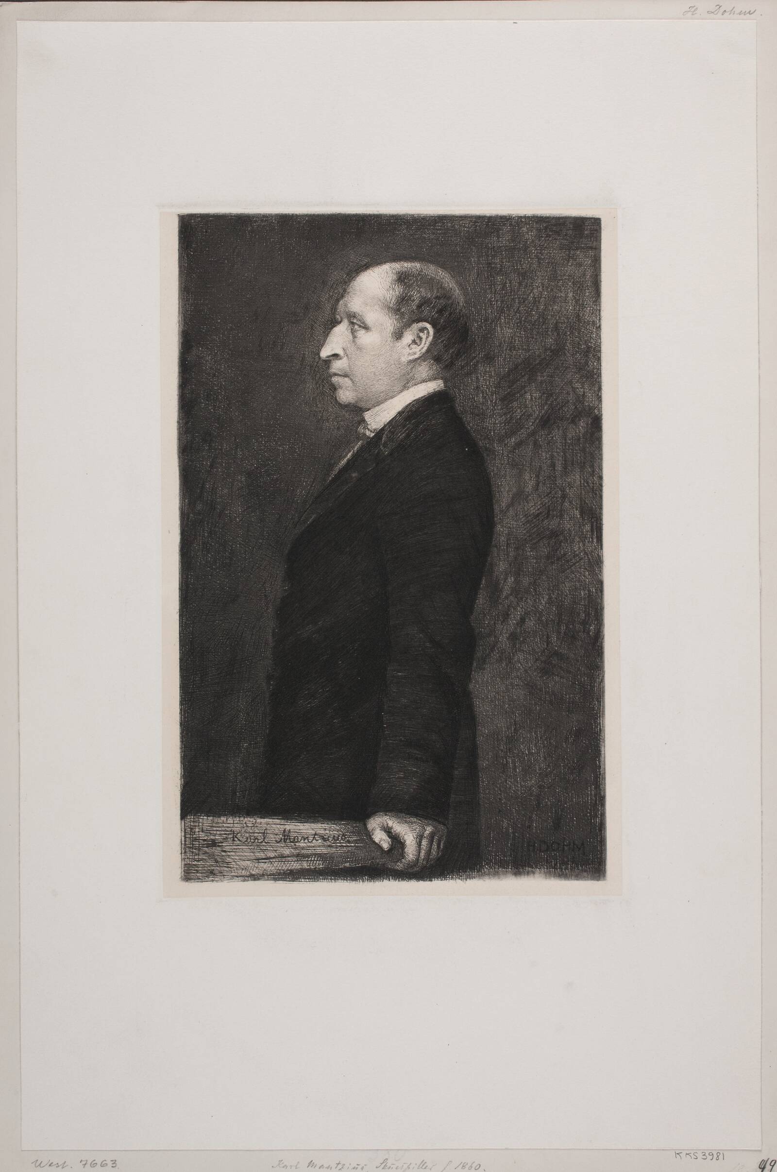 Karl Mantzius, Heinrich Dohm, 1901