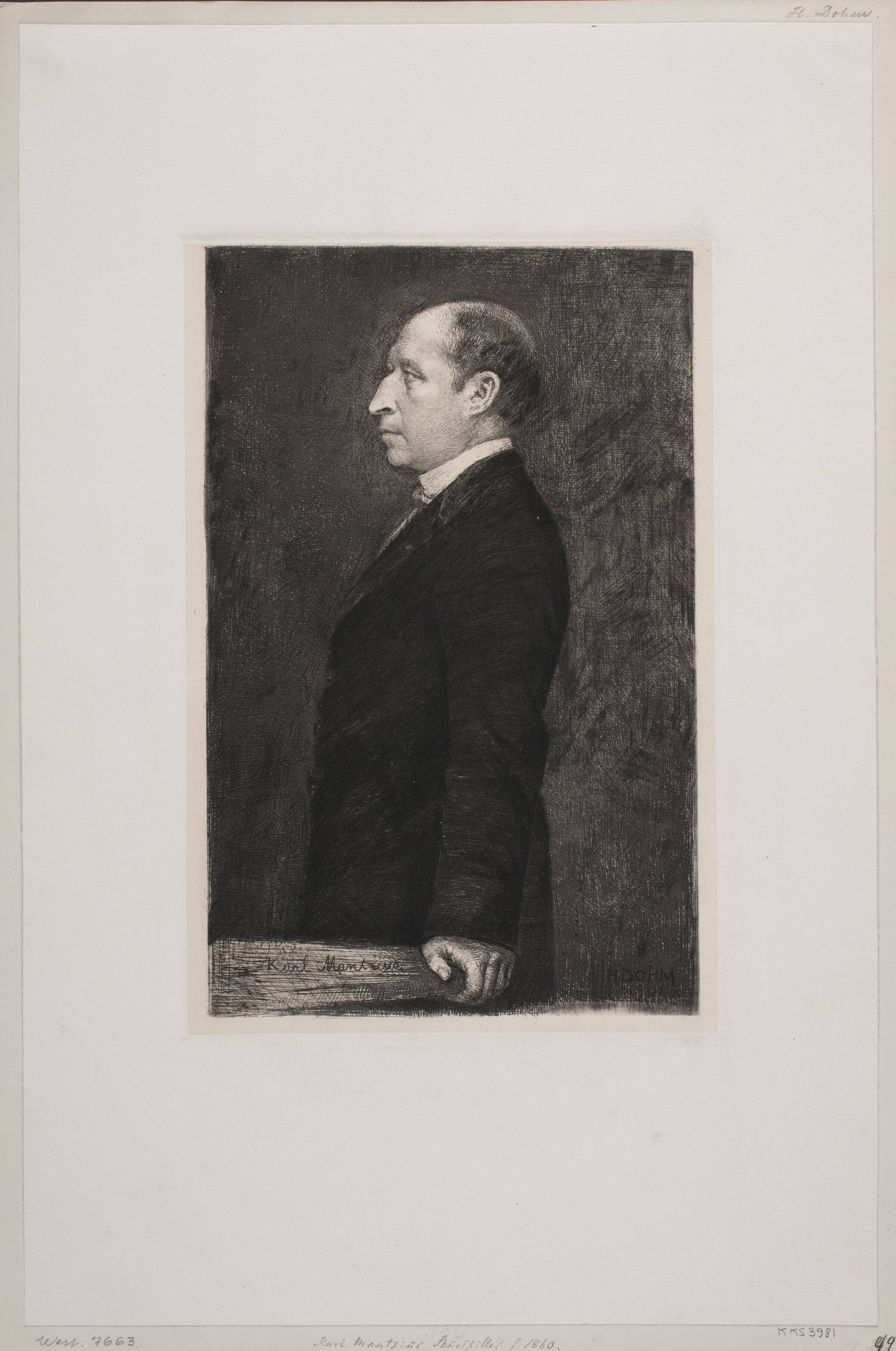 Karl Mantzius, Heinrich Dohm, 1901