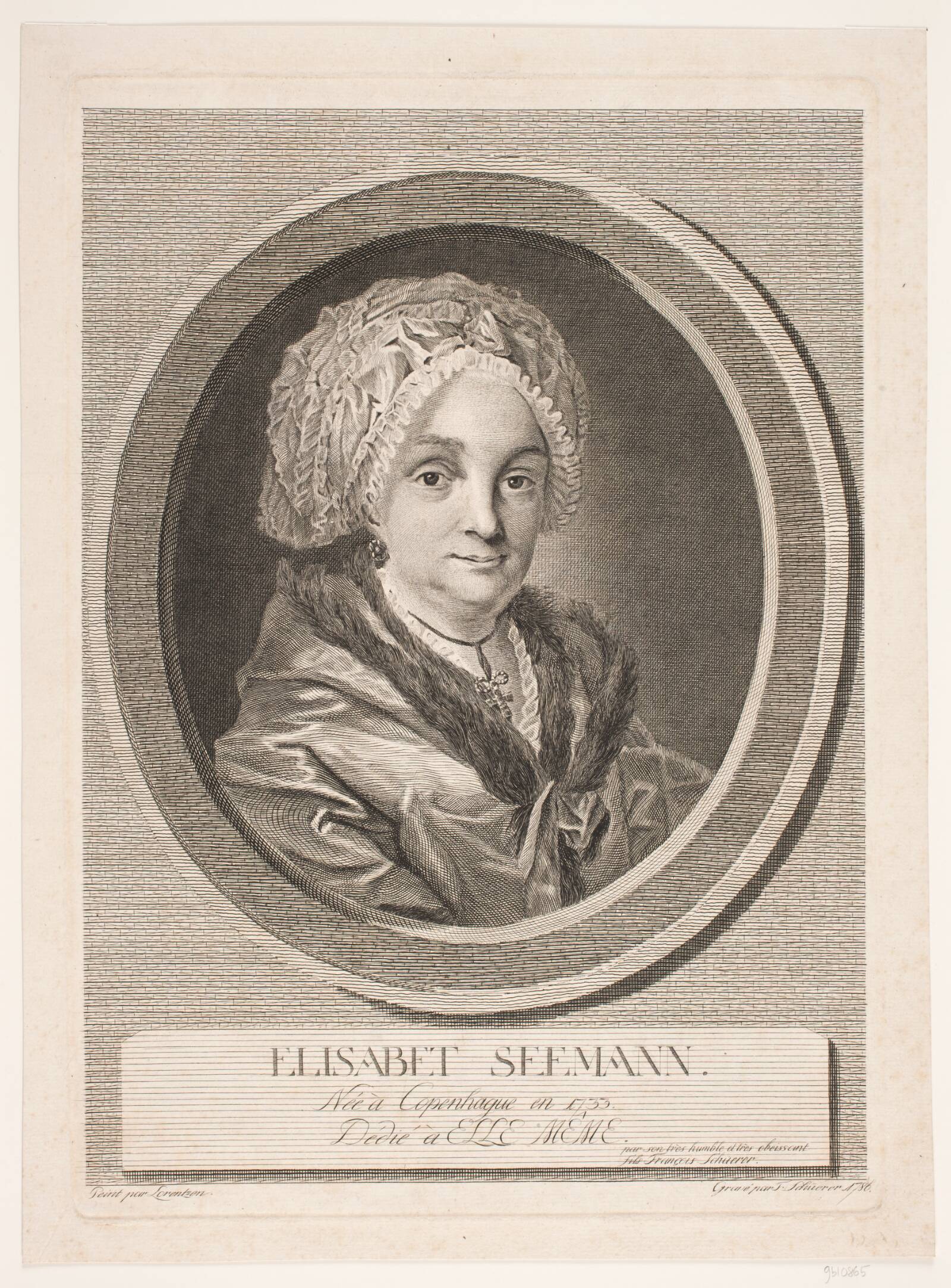 Elisabeth Seemann, F. Schüerer, 1786