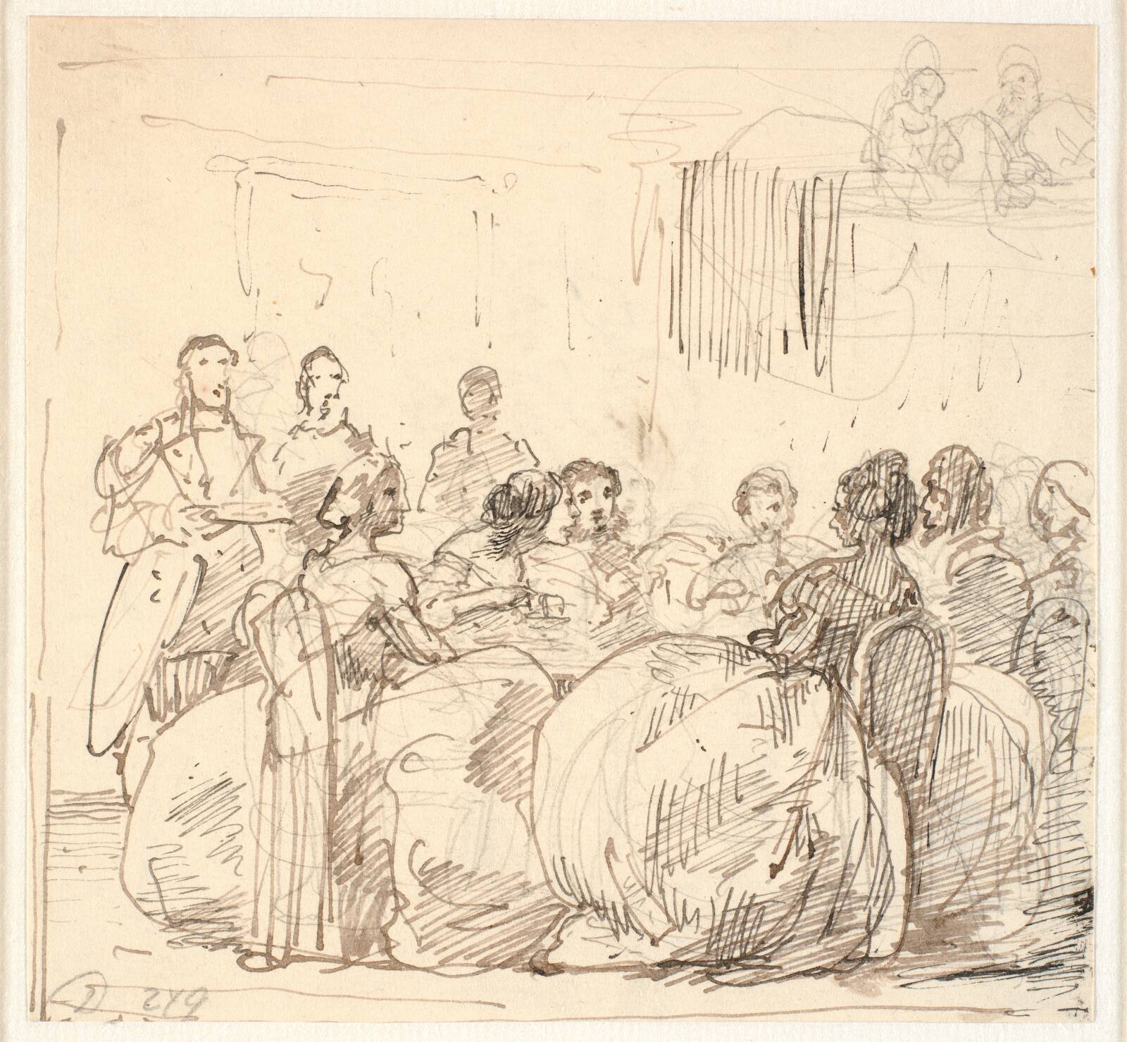 I den fine verden, Wilhelm Marstrand, 1810-1873
