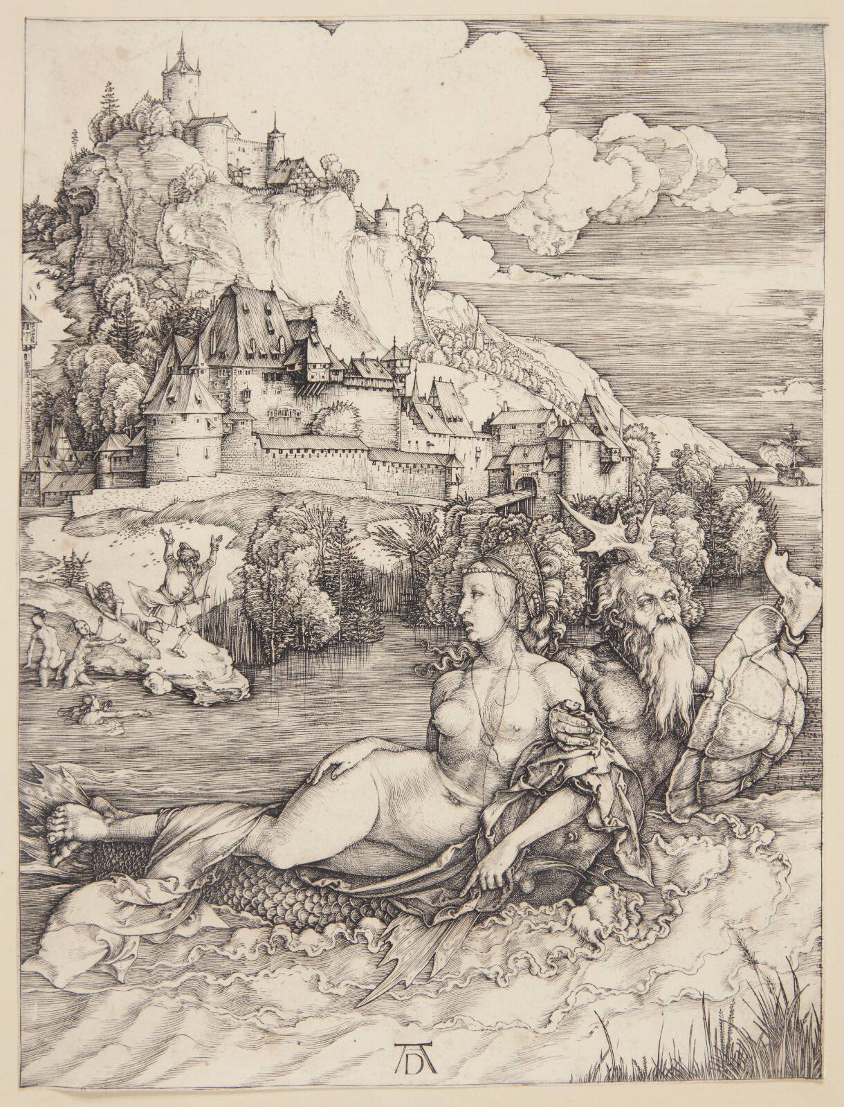 The sea monster, by Albrecht Dürer, 1496-1499