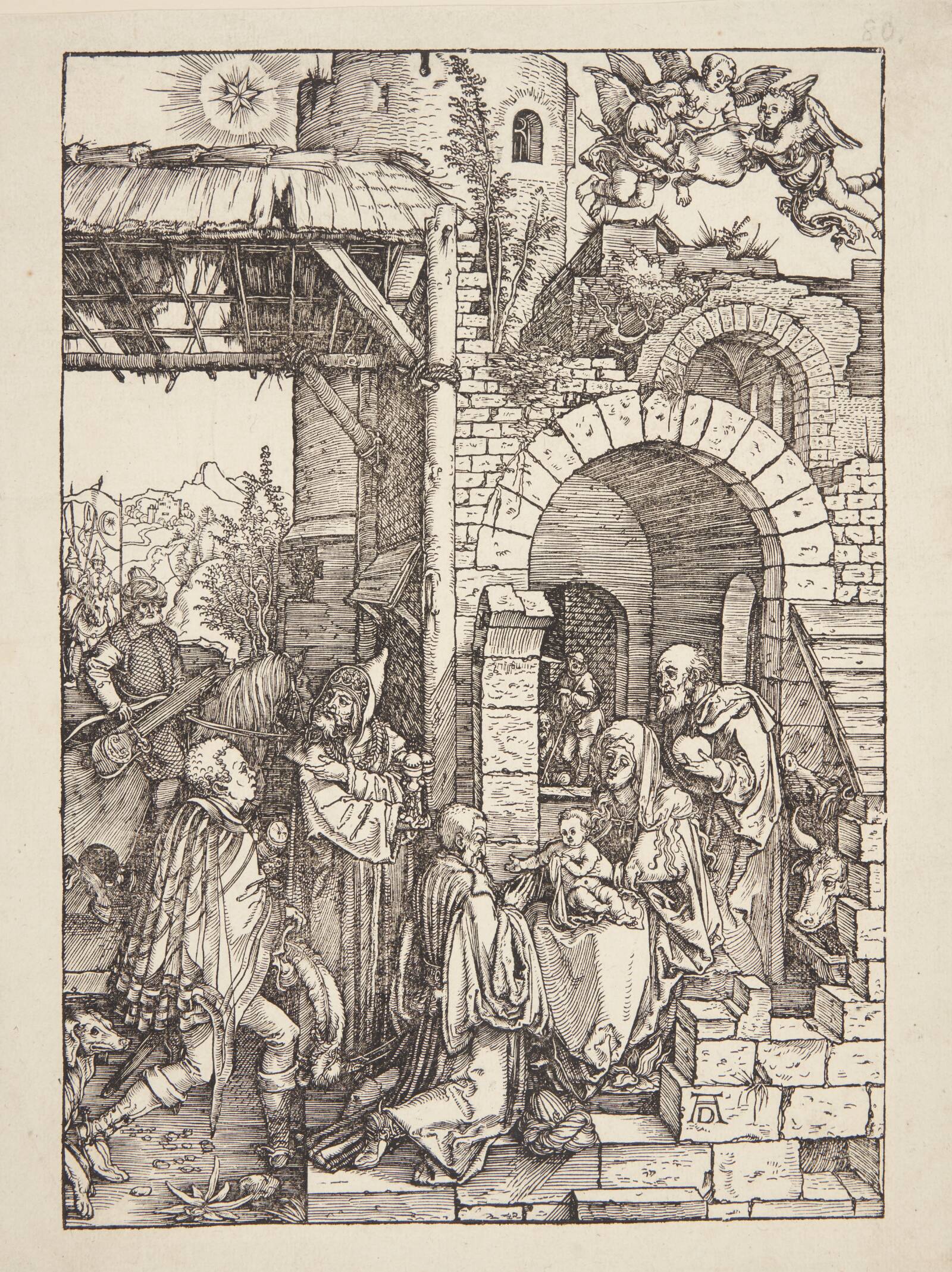 De hellige tre kongers tilbedelse, Albrecht Dürer, 1501-1504