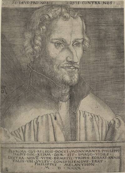 Portræt af Philipp Melanchthon