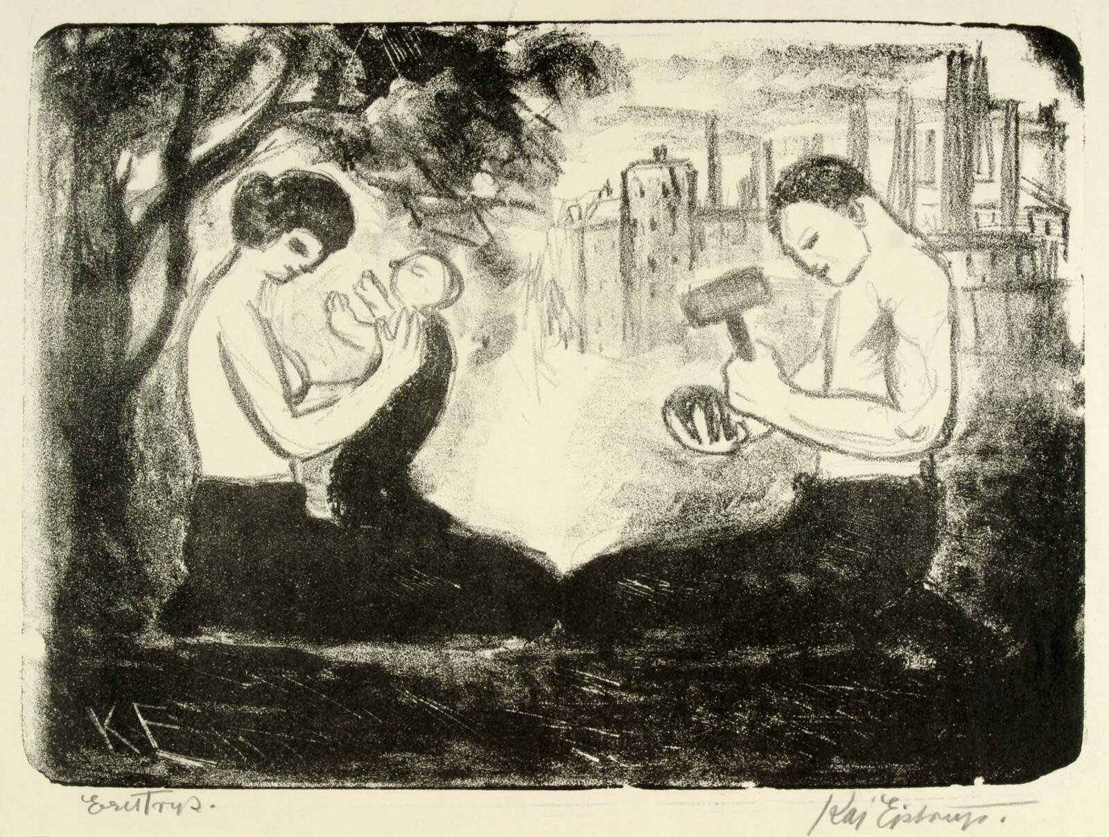 Det daglige brød, Kaj Ejstrup, 1931