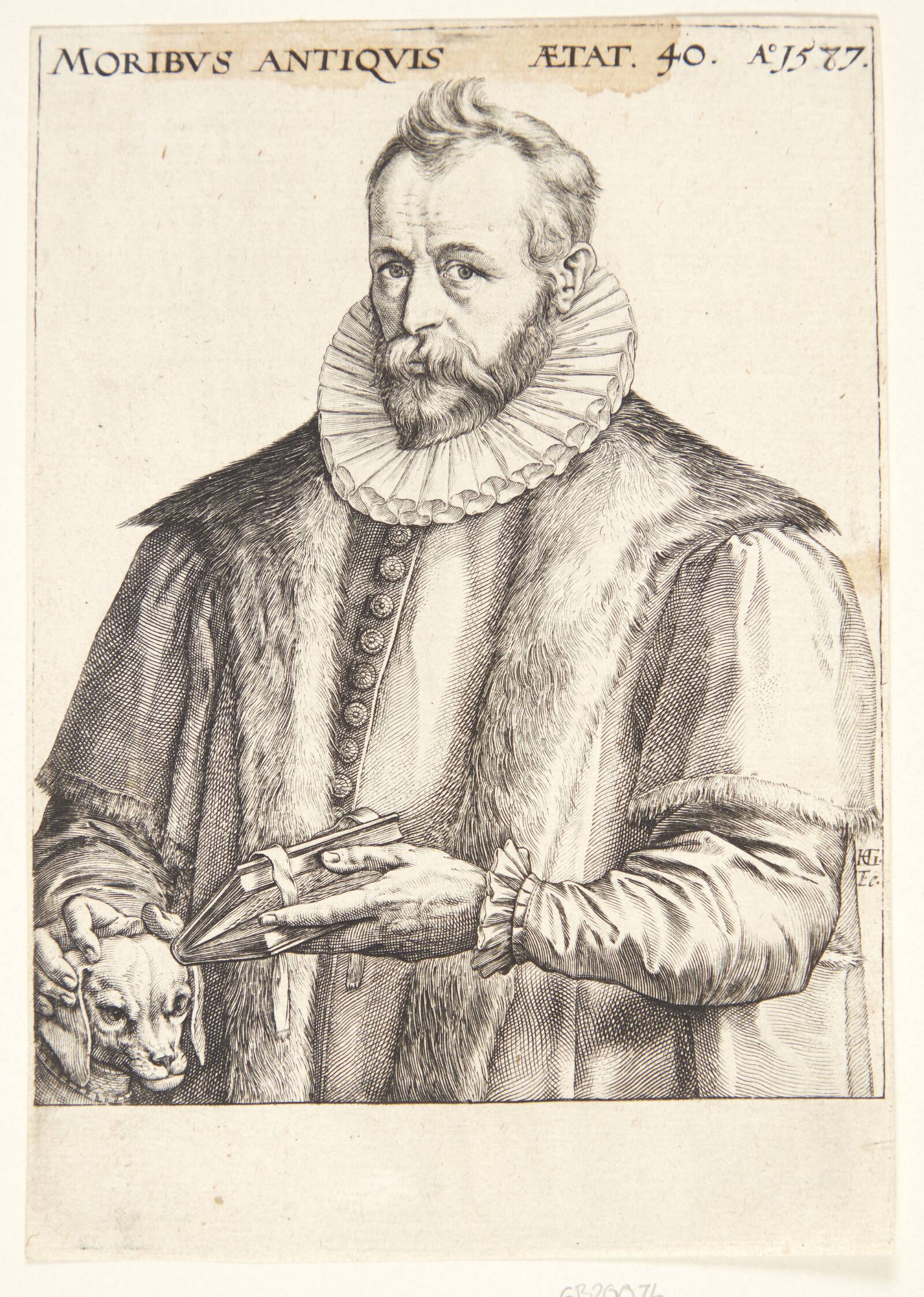 Justus Lipsius, Hendrick Goltzius, 1587