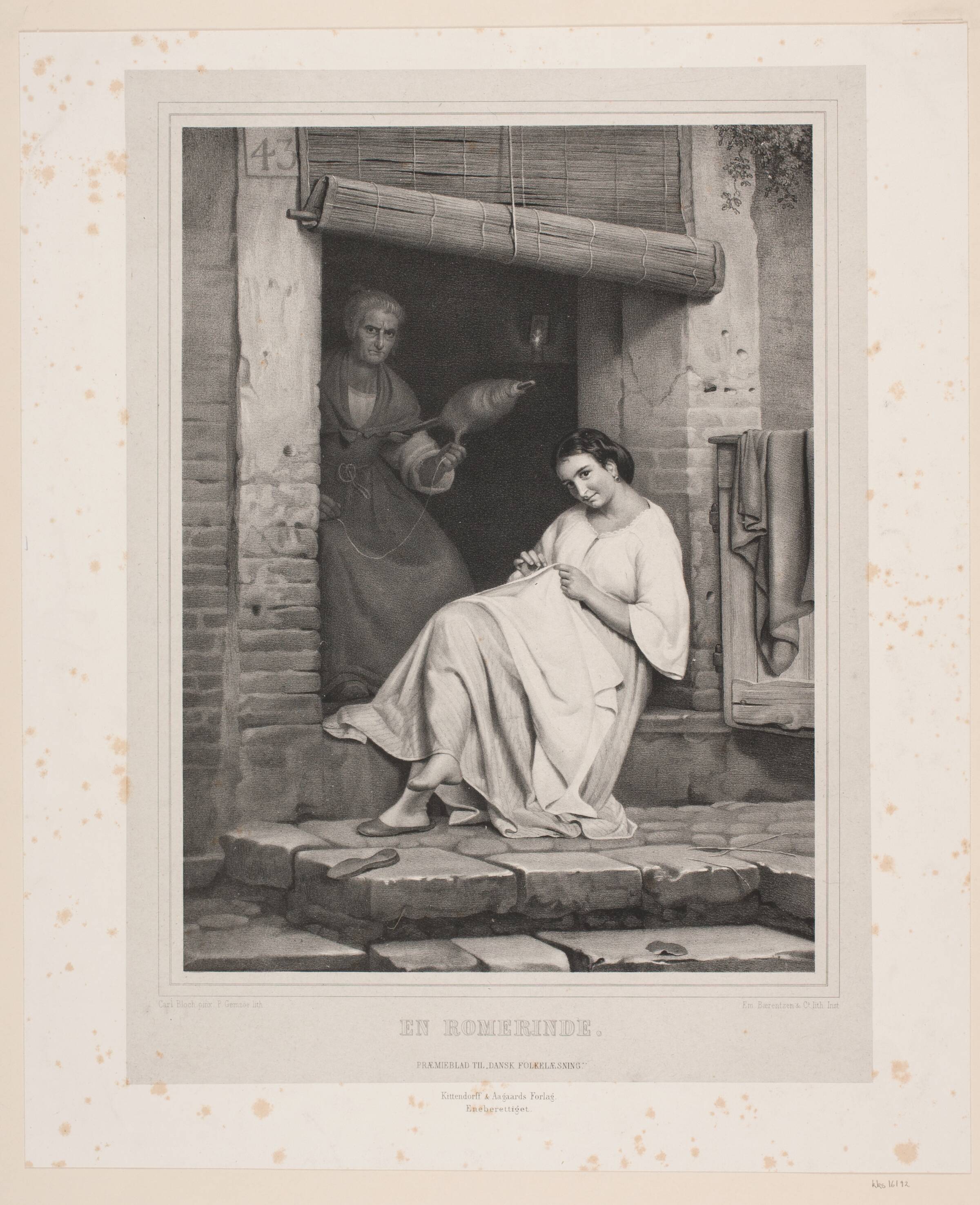 En Romerinde, Peter Henrik Gemzøe, 1863