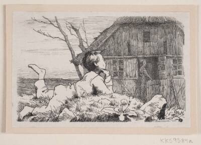 Illustration til L. Budde, "En Historie om, hvordan Skidt kan komme til Ære"