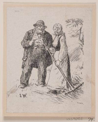 Illustration til "Herremandsbruden"