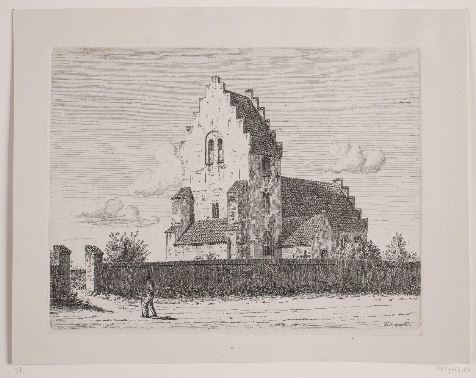 Himmelev kirke, Jacob Kornerup, 1856