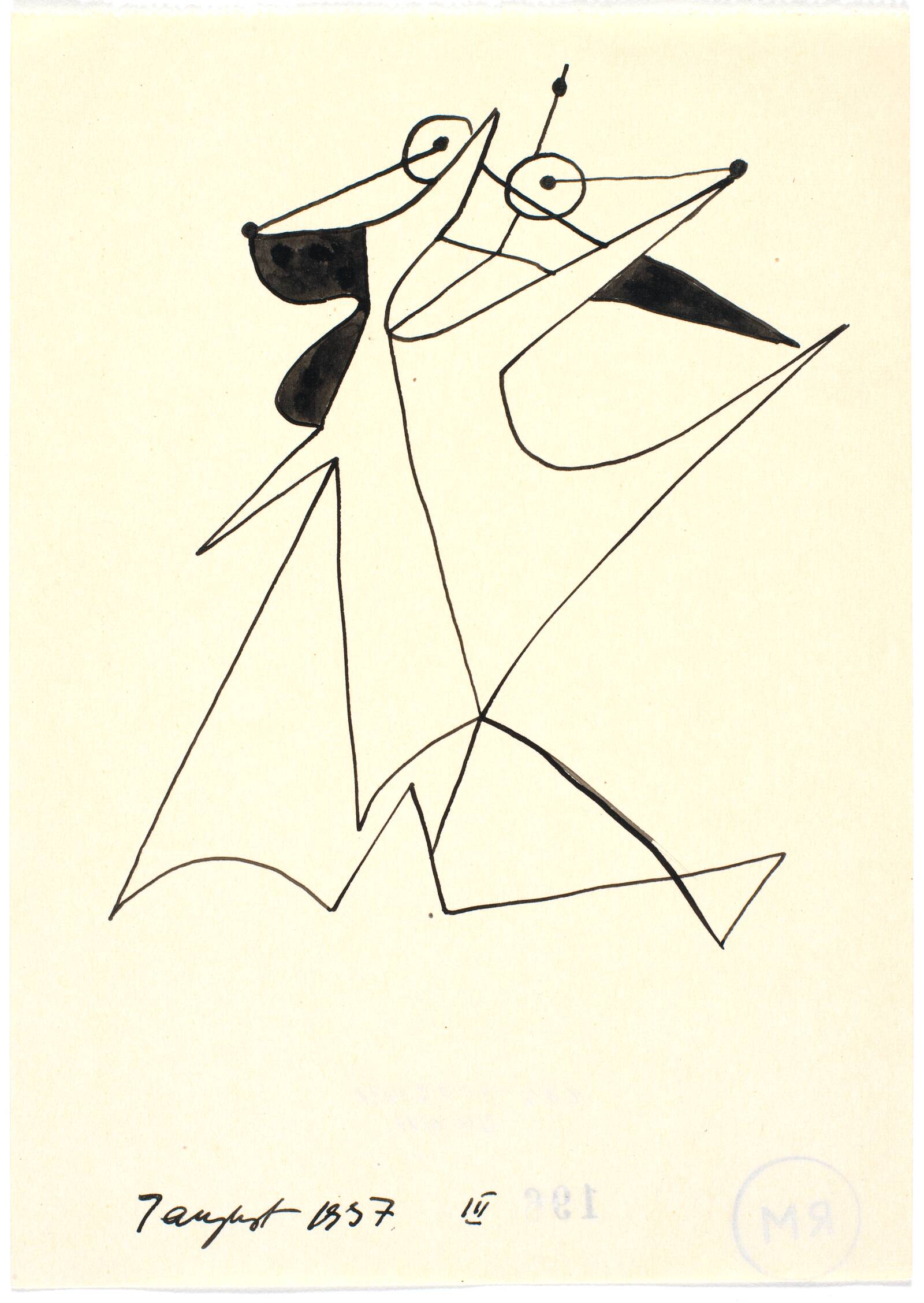 Botanisk figuration, Richard Mortensen, 1937