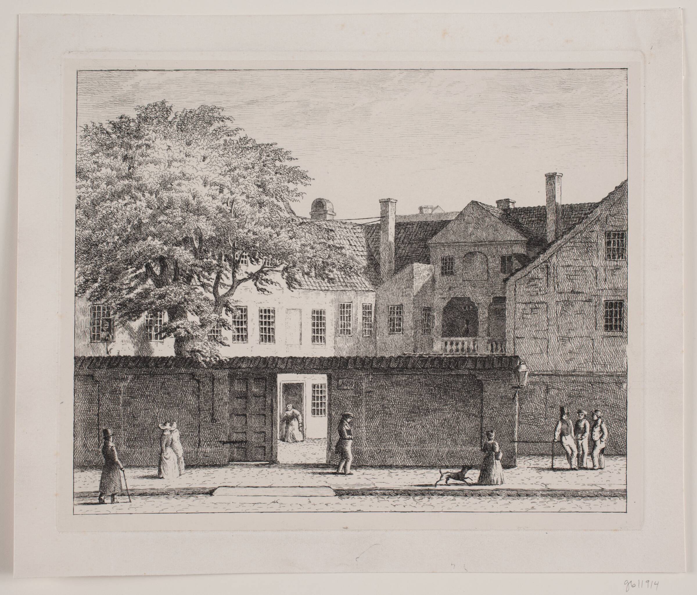 Collins gård i Bredgade, Carl Frederik Bartsch, 1833-1895