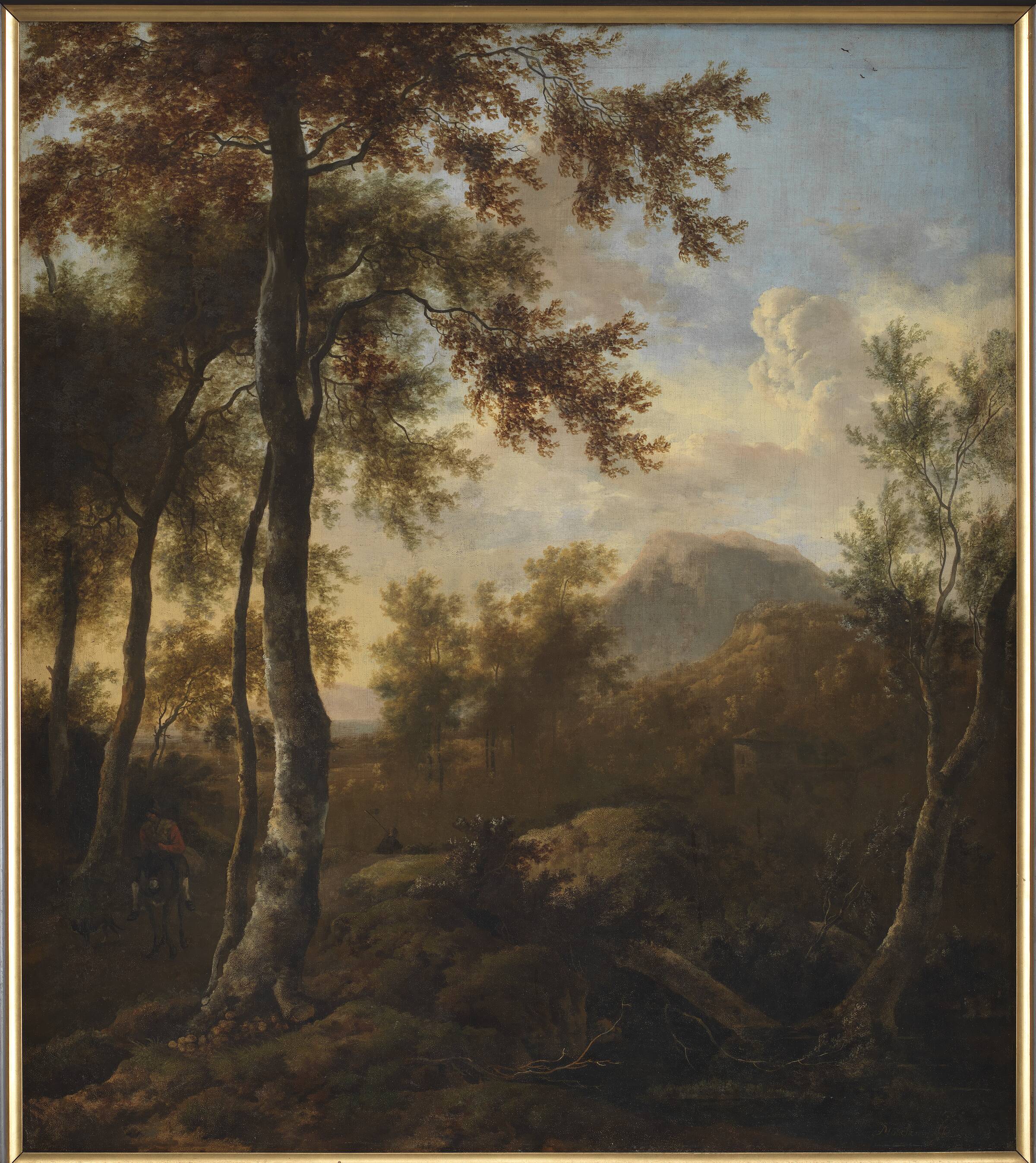 Landskab i en bjergegn, Frederik de Moucheron, 1648-1744