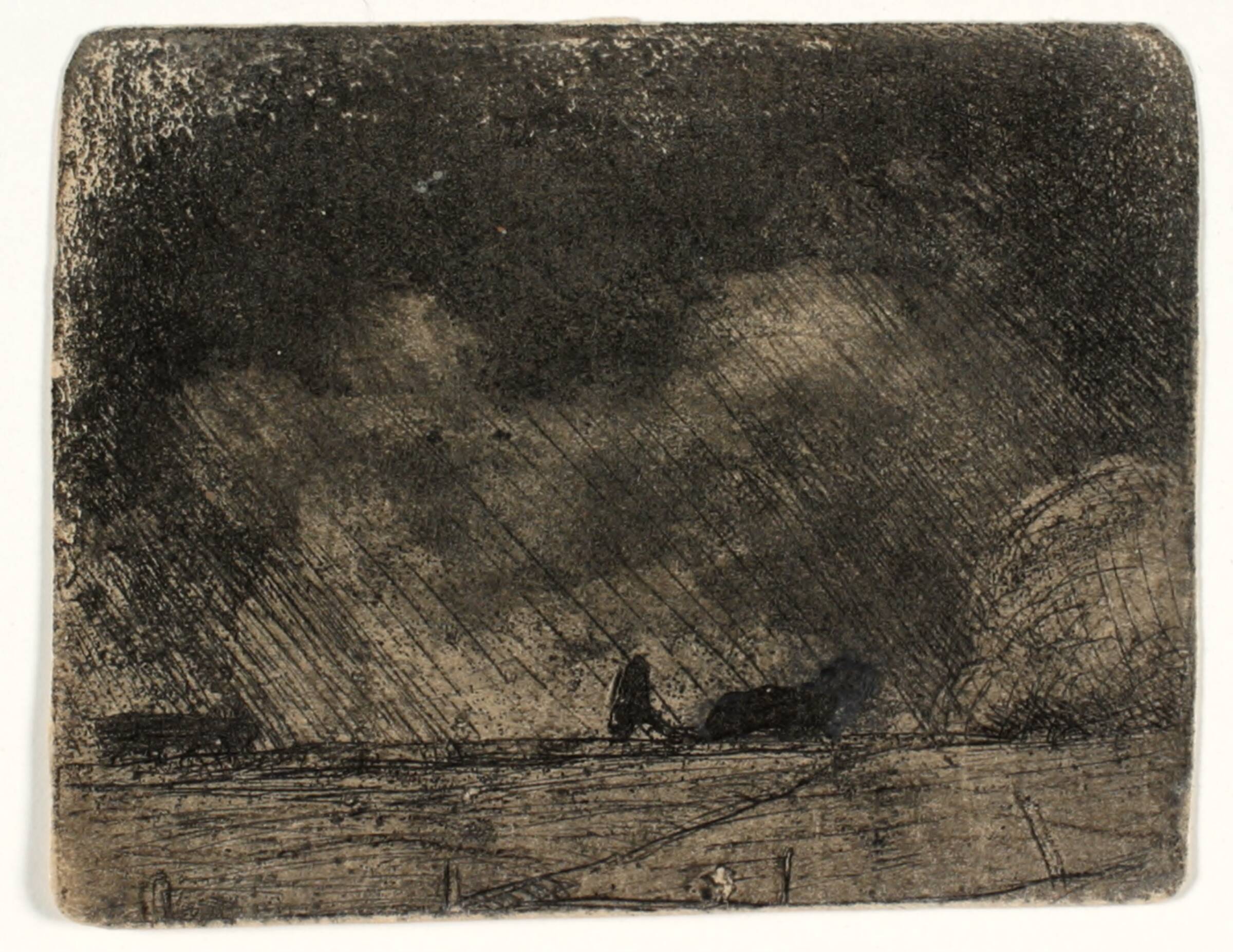 Mørkt landskab, Holger J. Jensen, 1920-1929