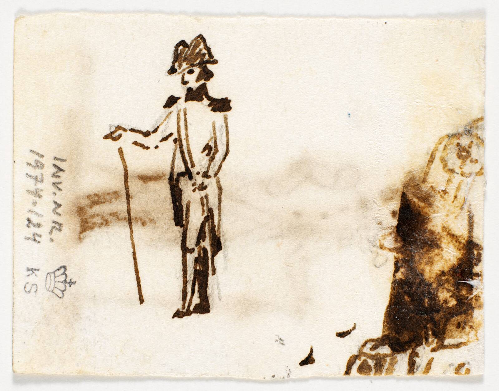 Stående soldat, Martinus Rørbye, 1840-1849