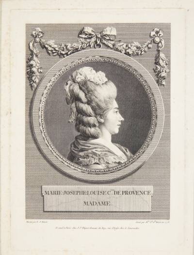 Portræt af Marie Joséphine af Savoyen