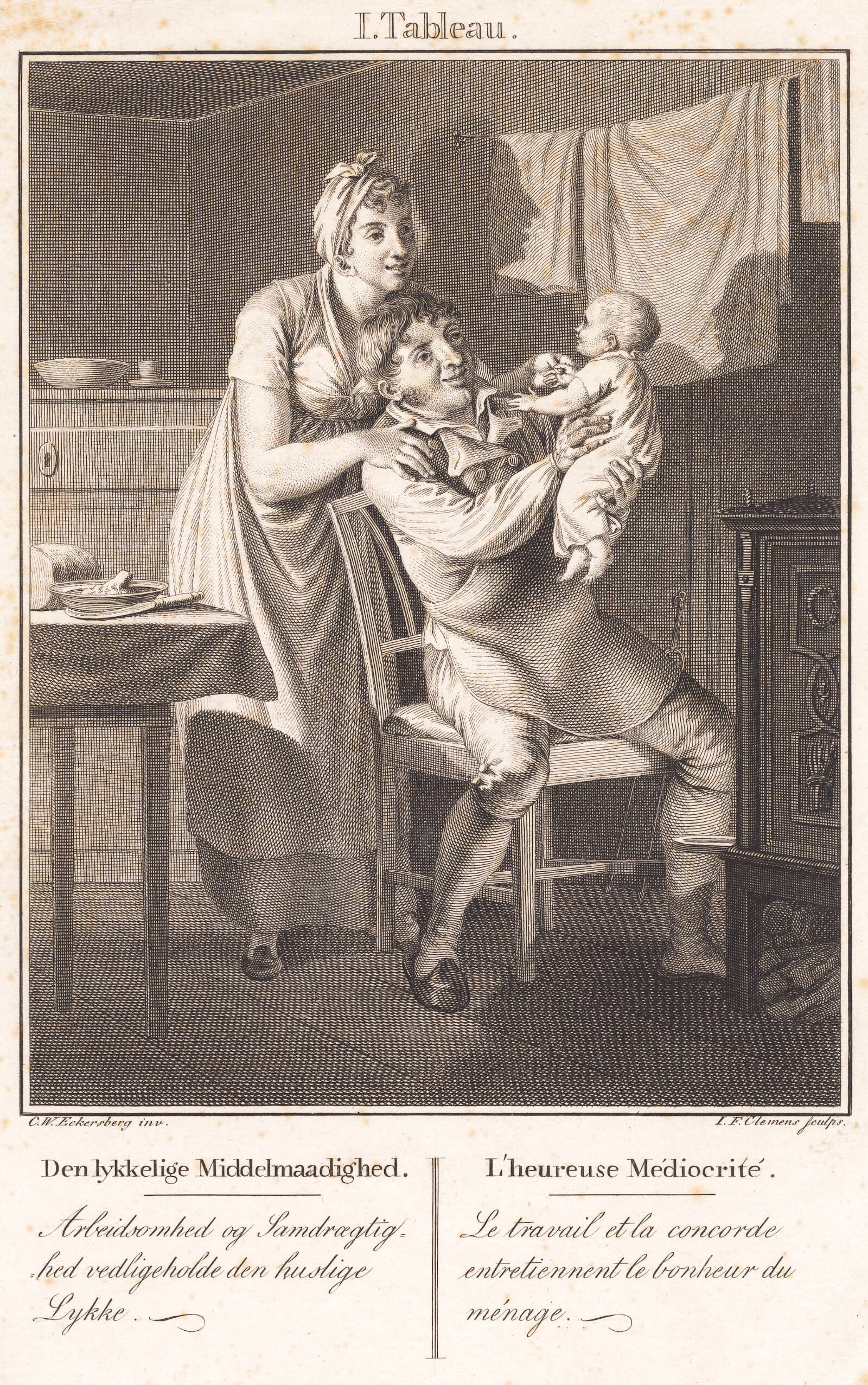 Elendighed, J.F. Clemens, 1815-1816