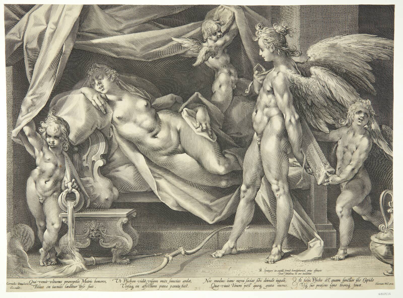 Amor og Psyche, Jan Harmensz. Muller, 1598-1601