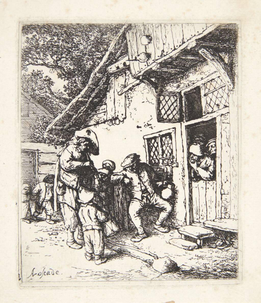 Omvandrende musikere, Adriaen van Ostade, 1642