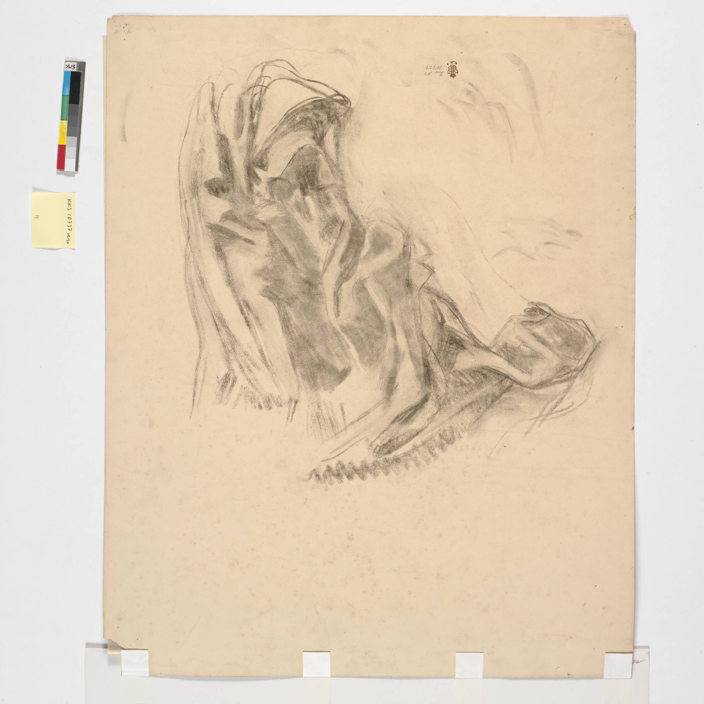 Draperistudie, Oluf Hartmann, 1879-1910