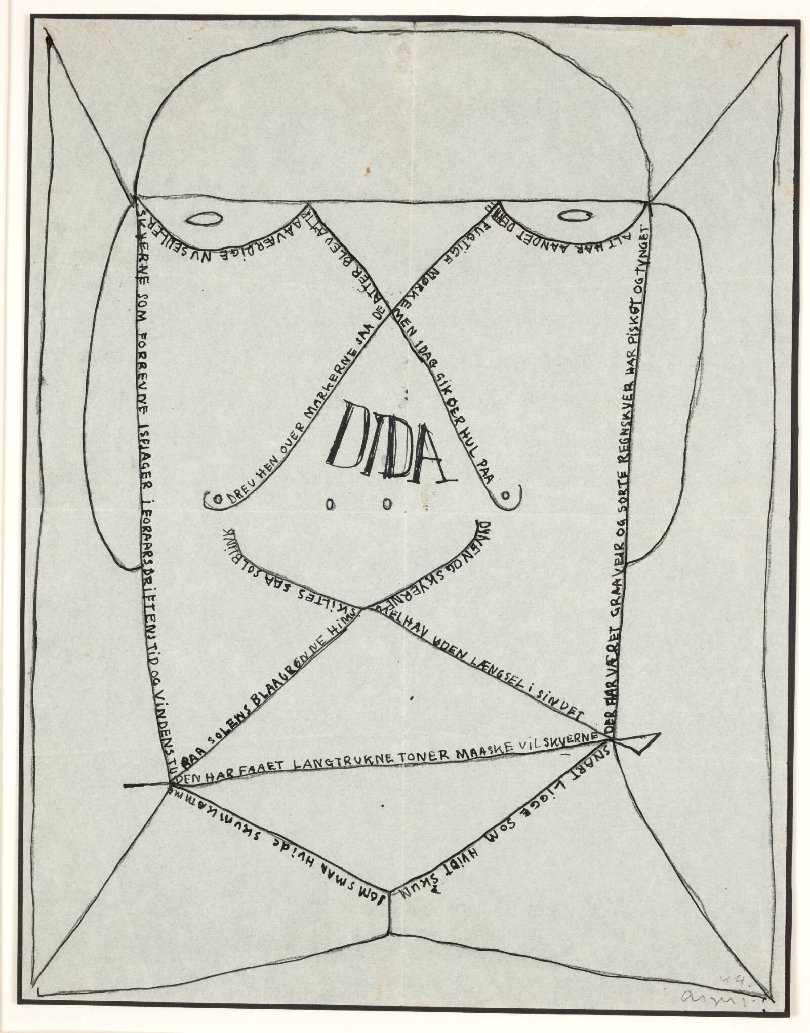 Dida, Asger Jorn, 1944