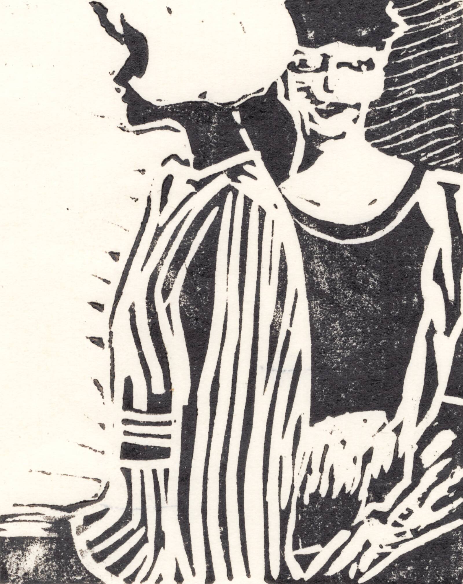 2 damer, Per Kirkeby, 1965
