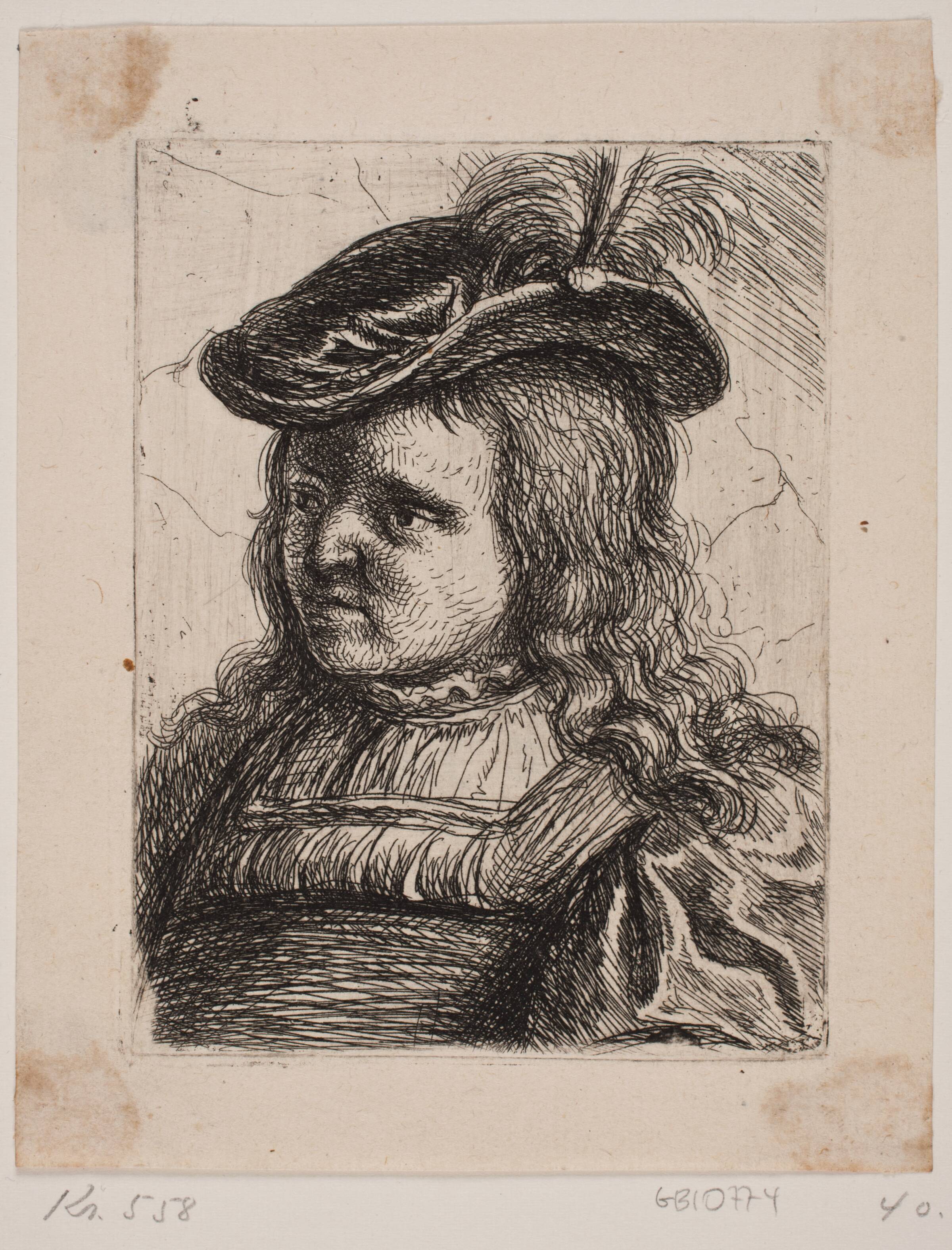 Brystbillede af en Dreng., W.A. Müller, 1733-1816