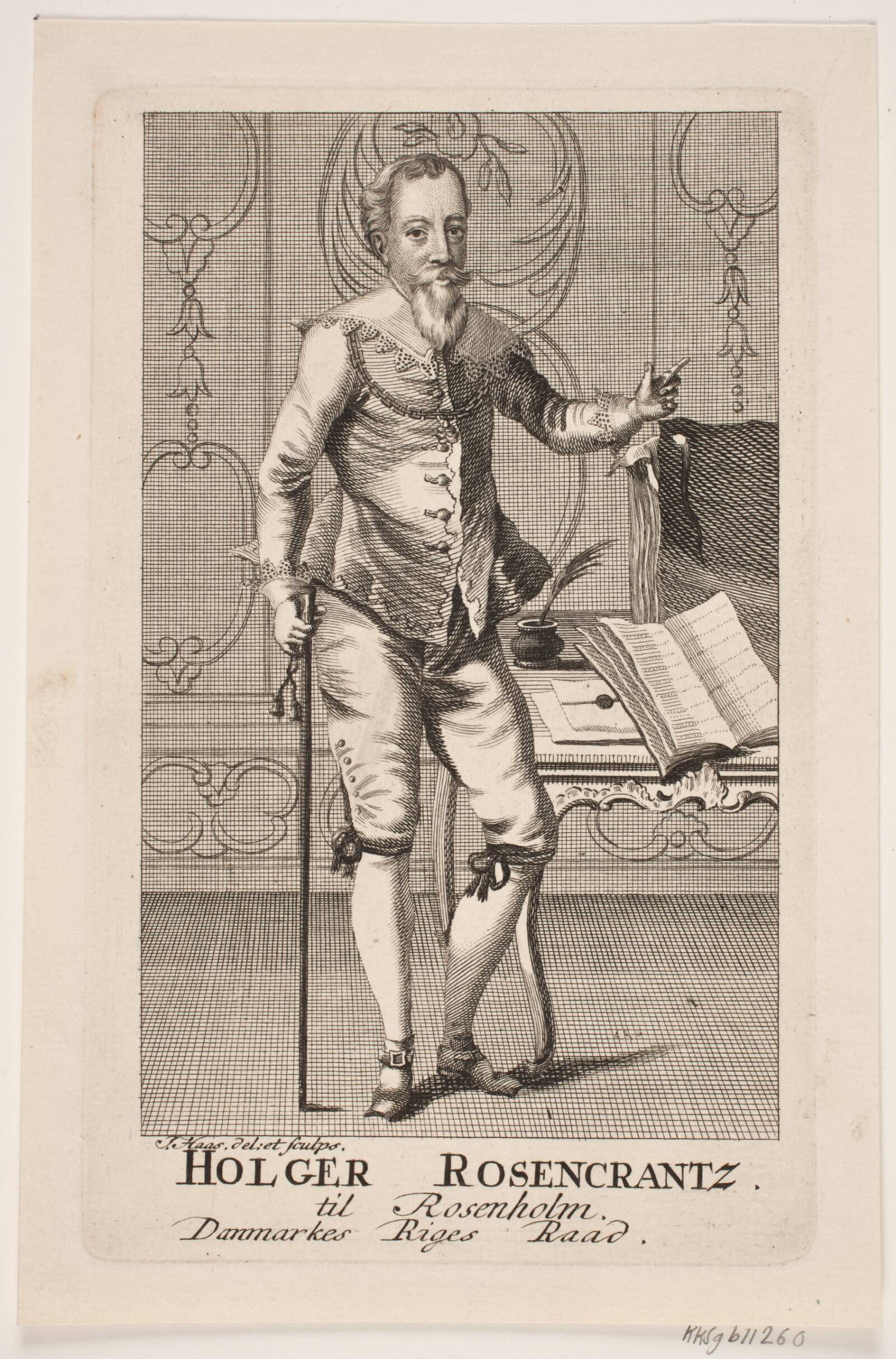 Holger Rosenkrantz, Jonas Haas, 1753-1754