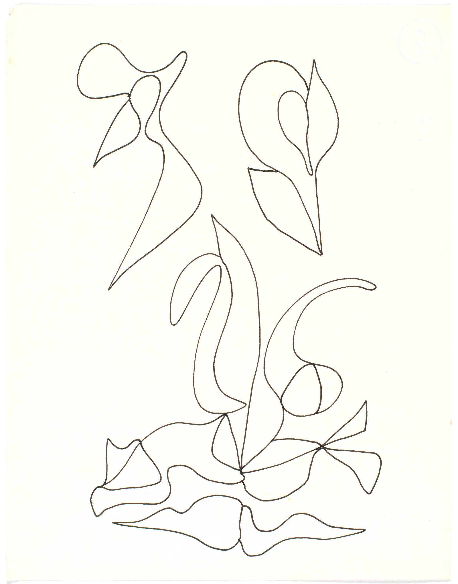 Biomorfe figurationer, Richard Mortensen, 1938-1940