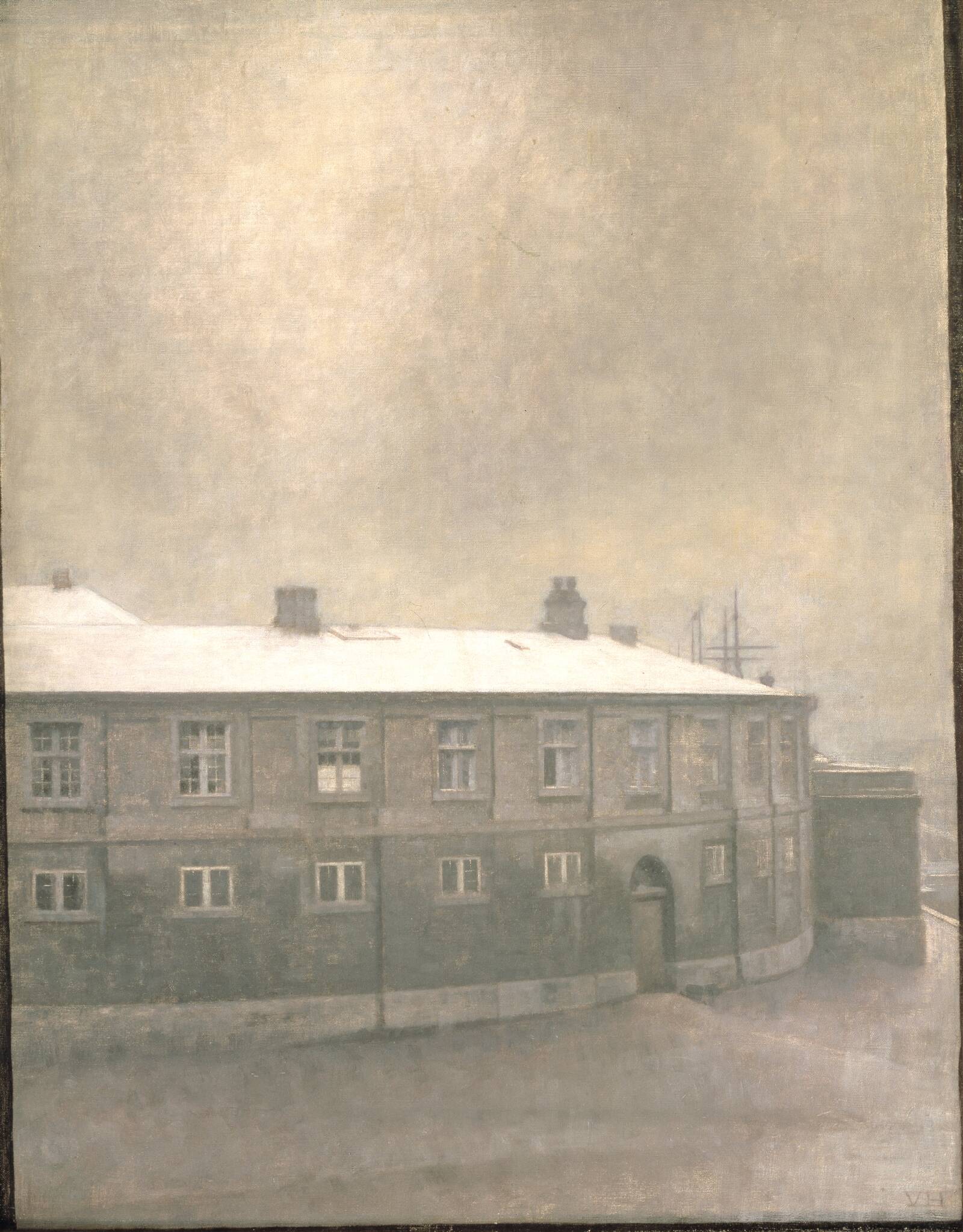 Fra det gamle Christiansborg, Vilhelm Hammershøi, 1907