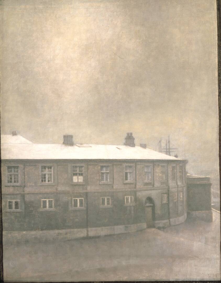 A Wing of Christiansborg Palace, by Vilhelm Hammershøi, 1907