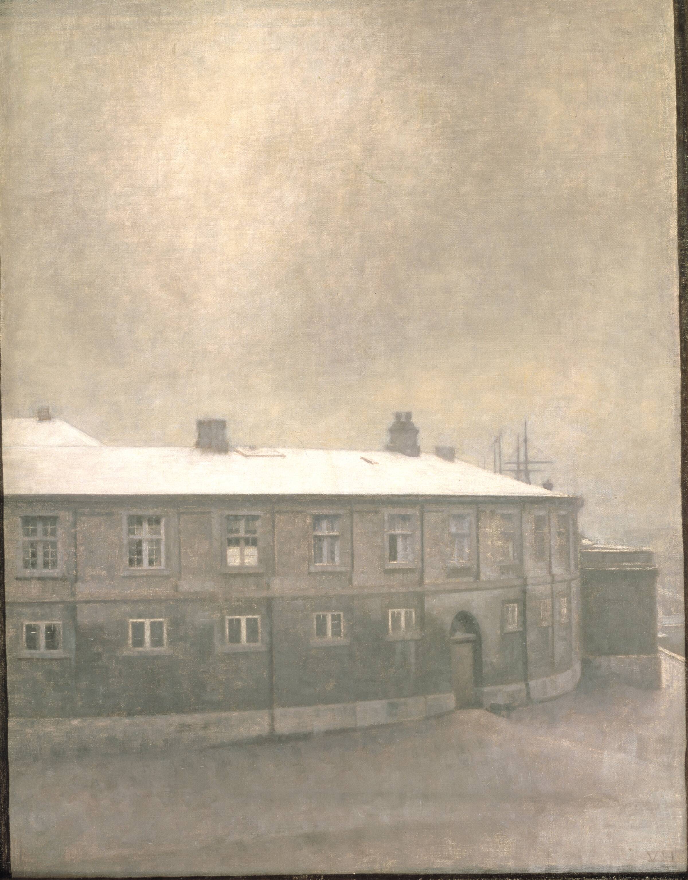 Fra det gamle Christiansborg, Vilhelm Hammershøi, 1907