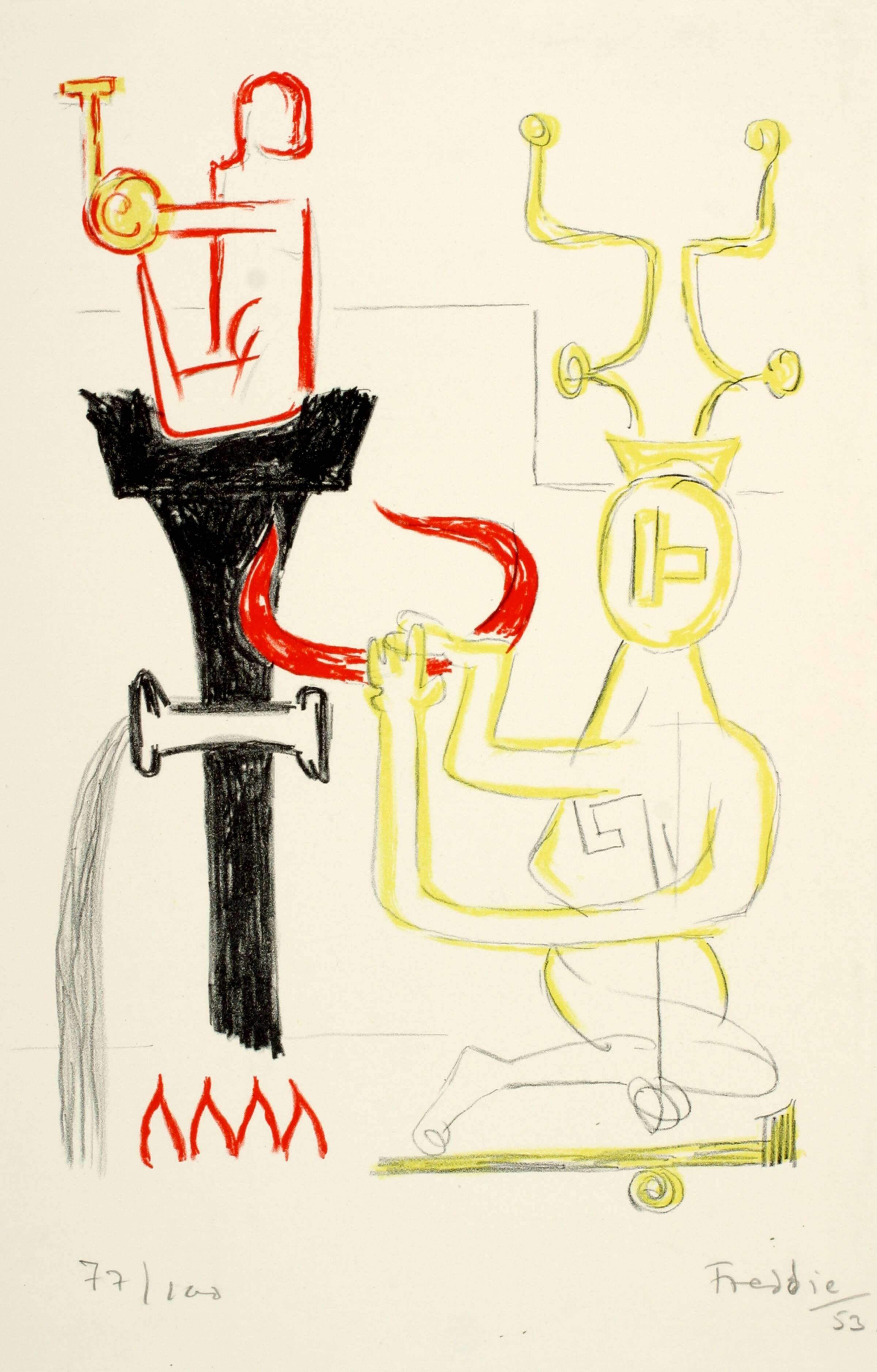 Ildtilbedersken, Wilhelm Freddie, 1953
